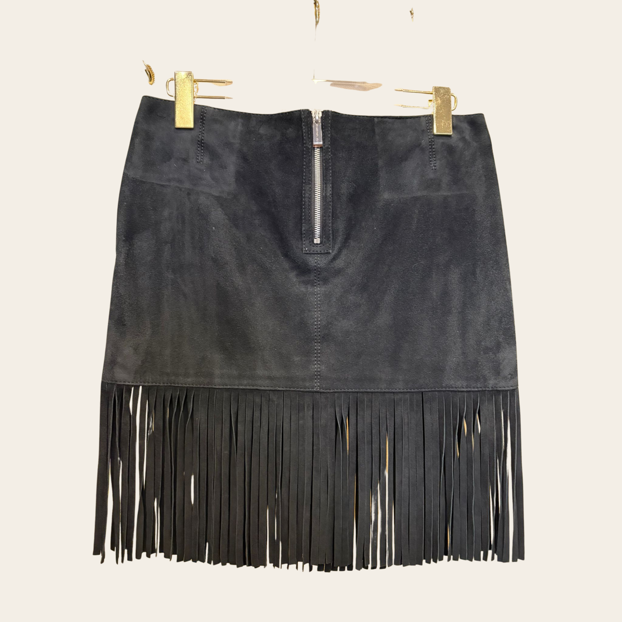 BARBARA BUI - Suede Fringe Mini XS/SMALL