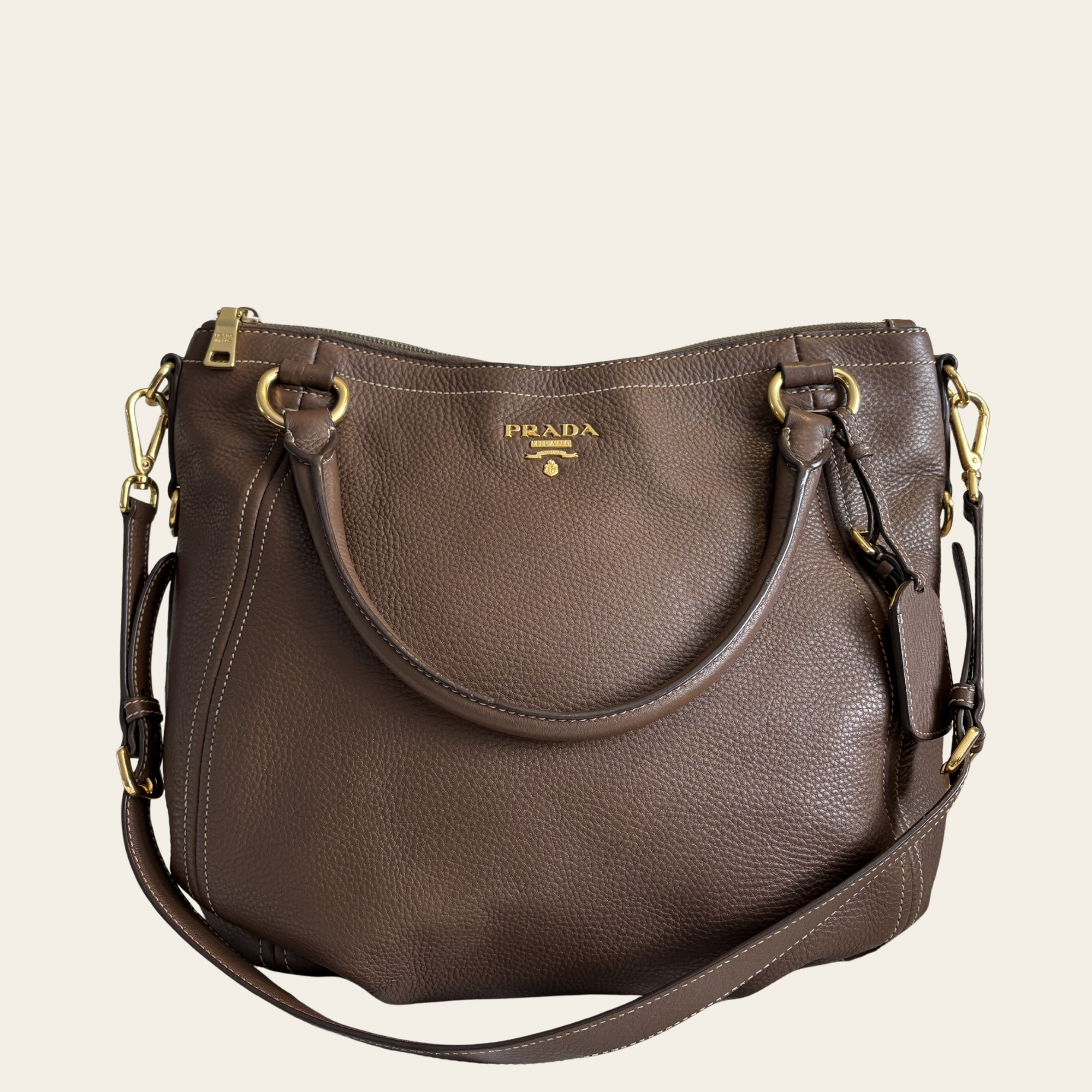 Prada - Vitello Daino Tote