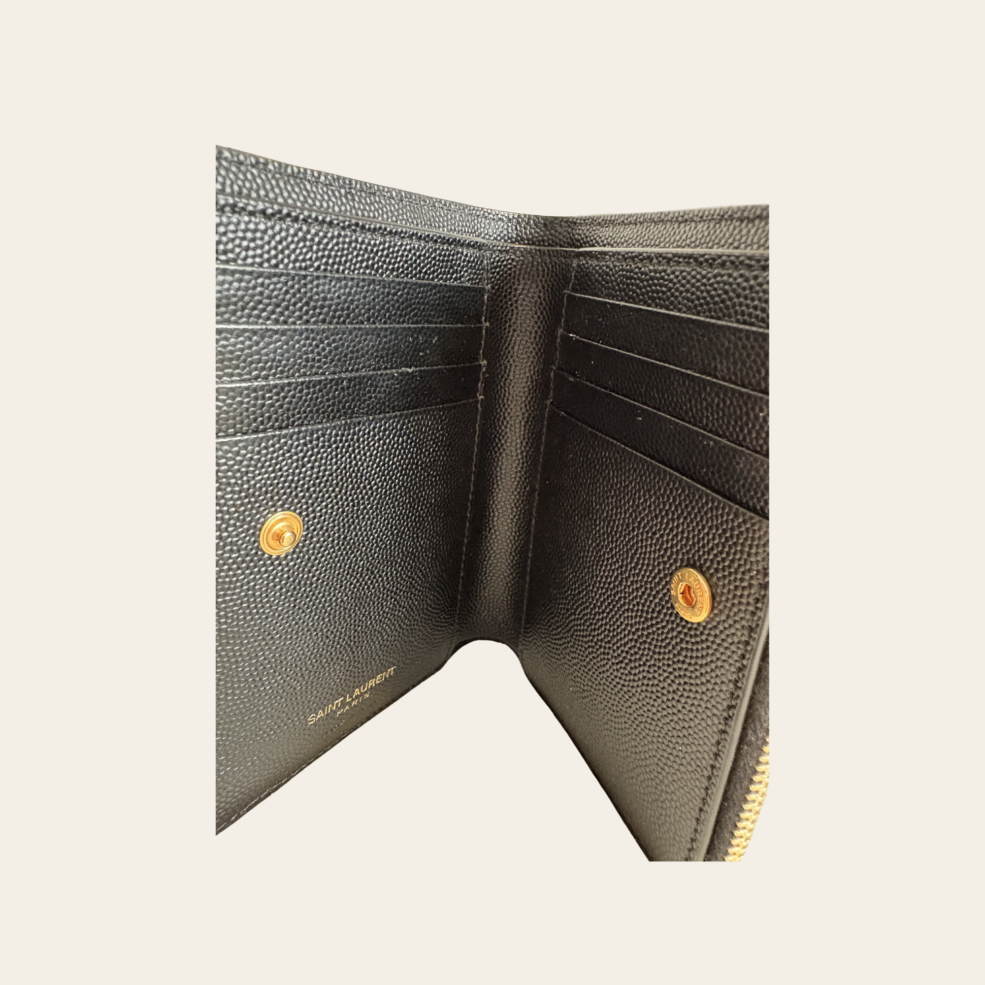 Saint Laurent Porte feuille Monogramme