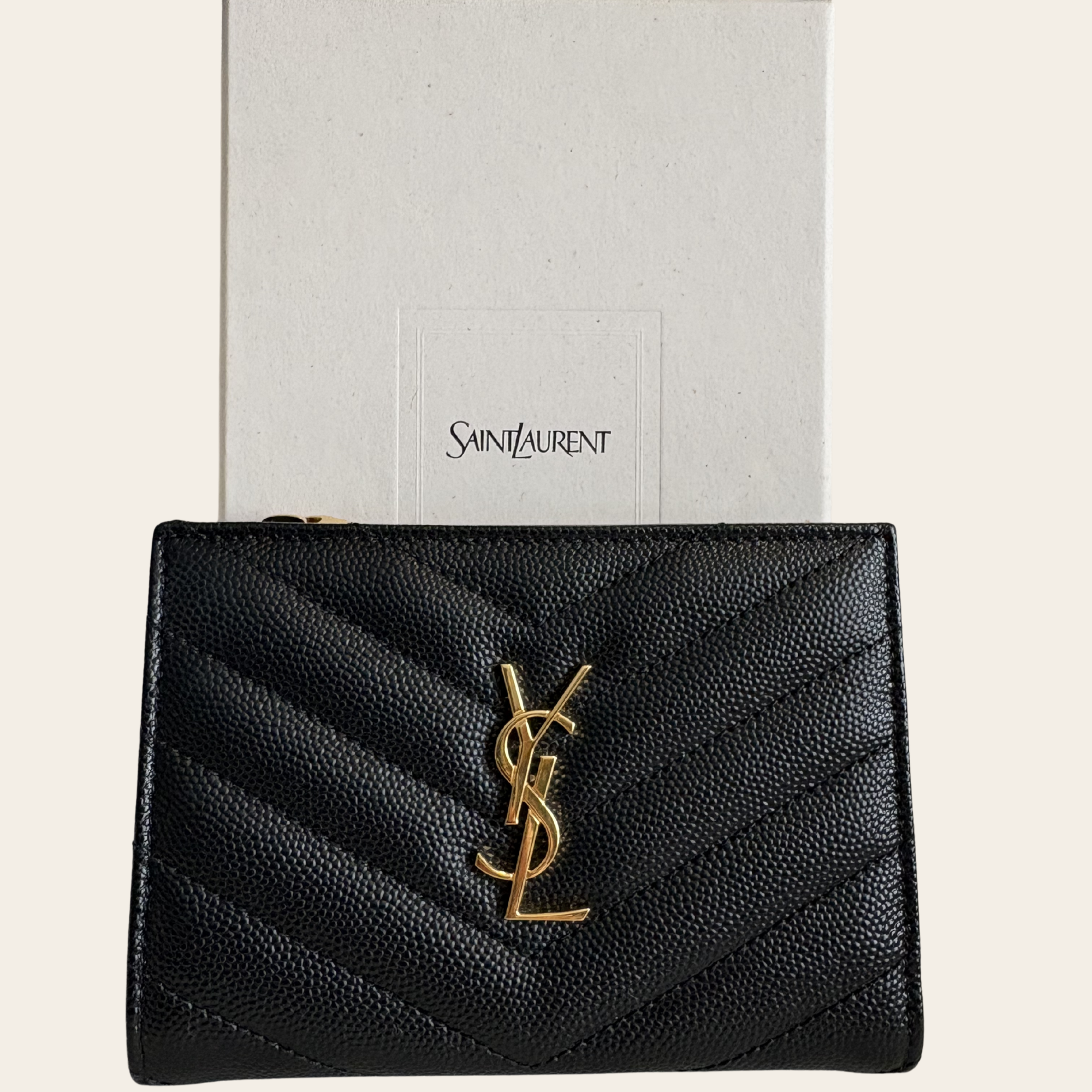 Saint Laurent Porte feuille Monogramme