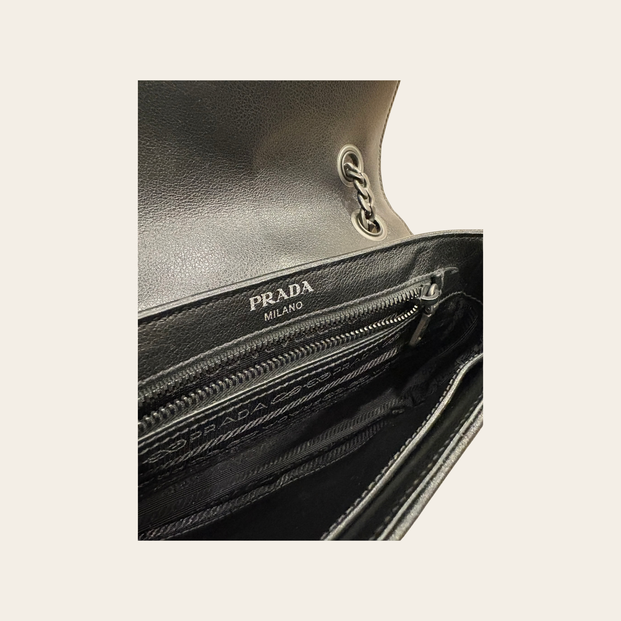 Prada Sac Bandoulière clouté