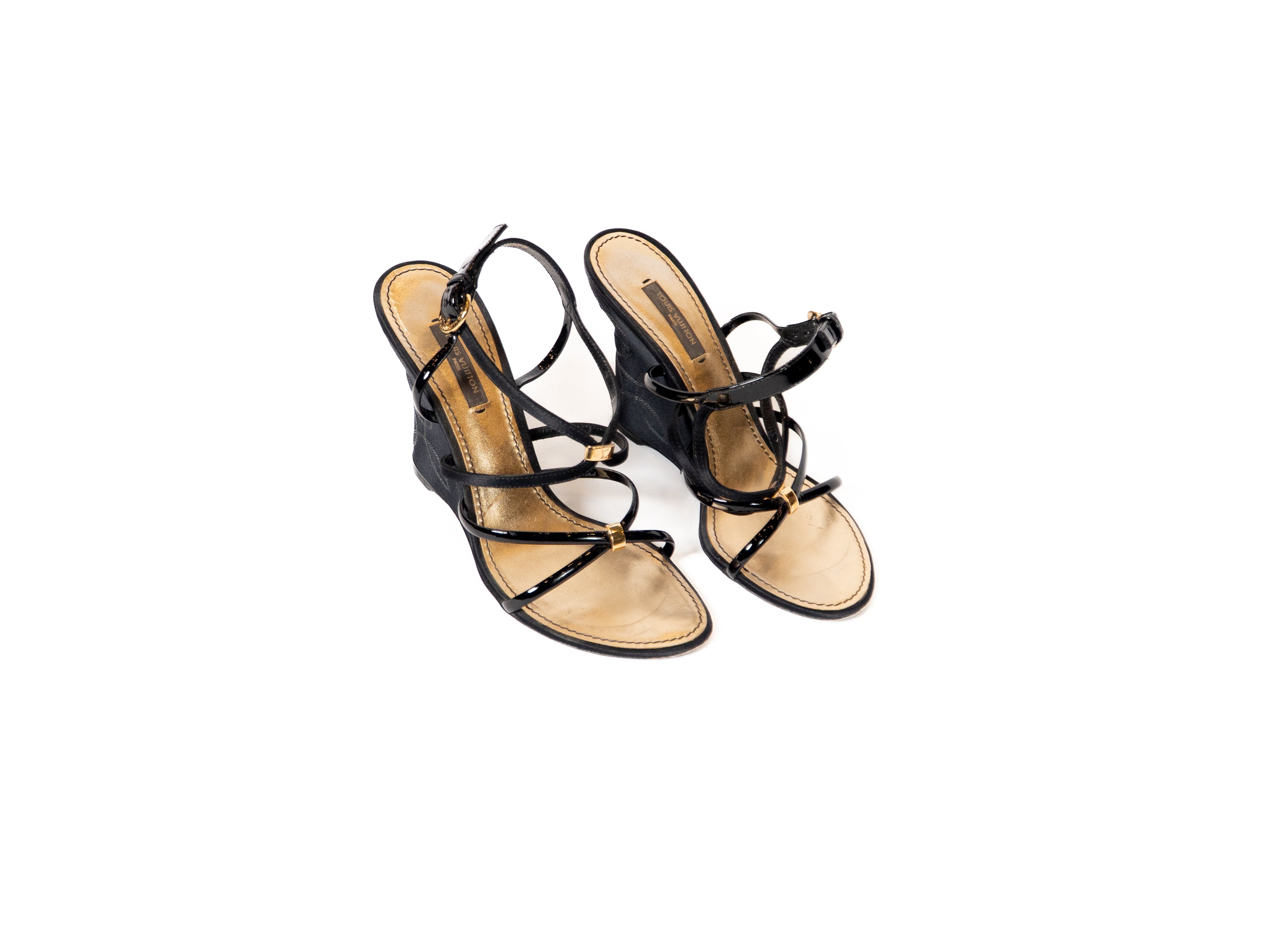 Sandales compensées Louis Vuitton