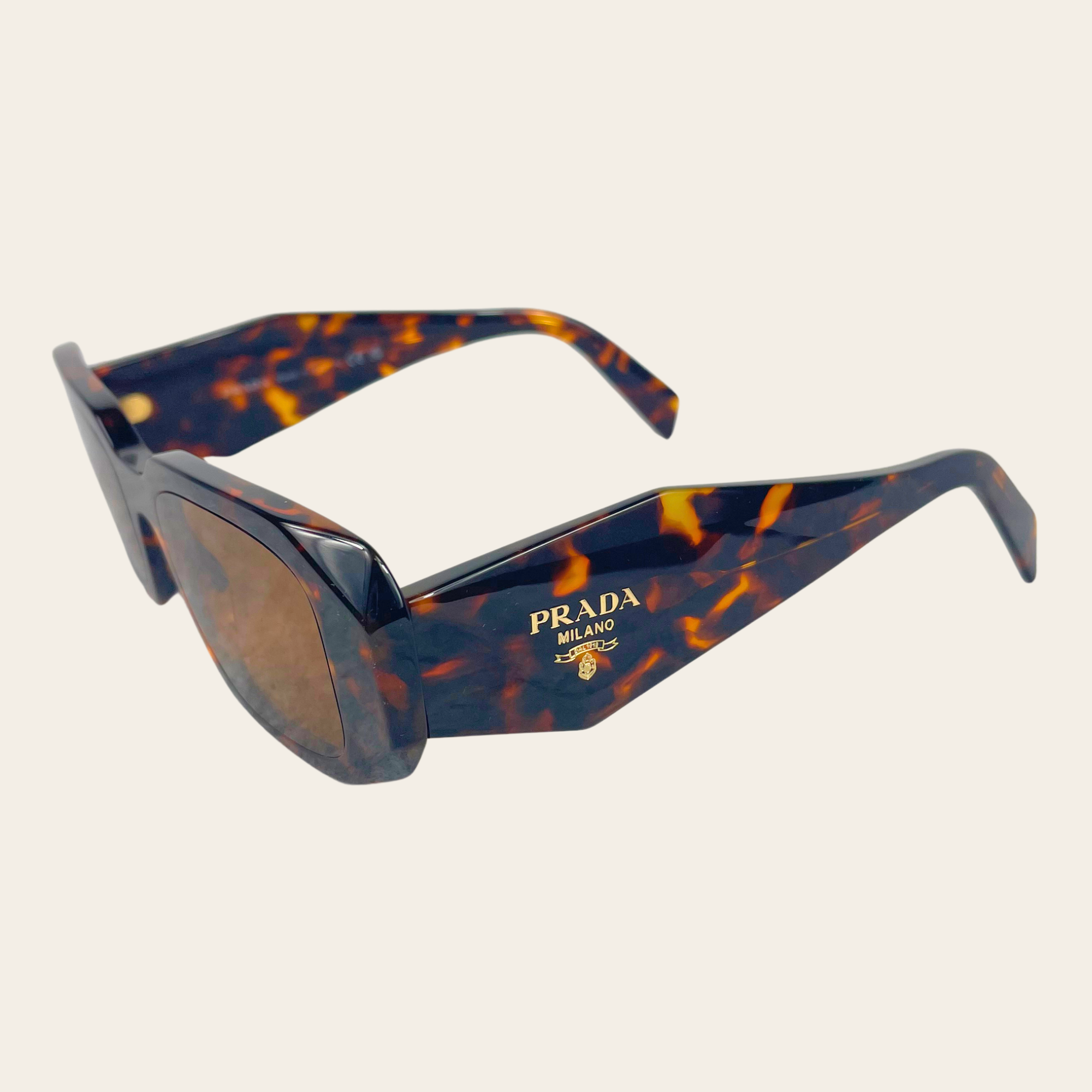Prada Symbole Tortoise Shell Sunglasses
