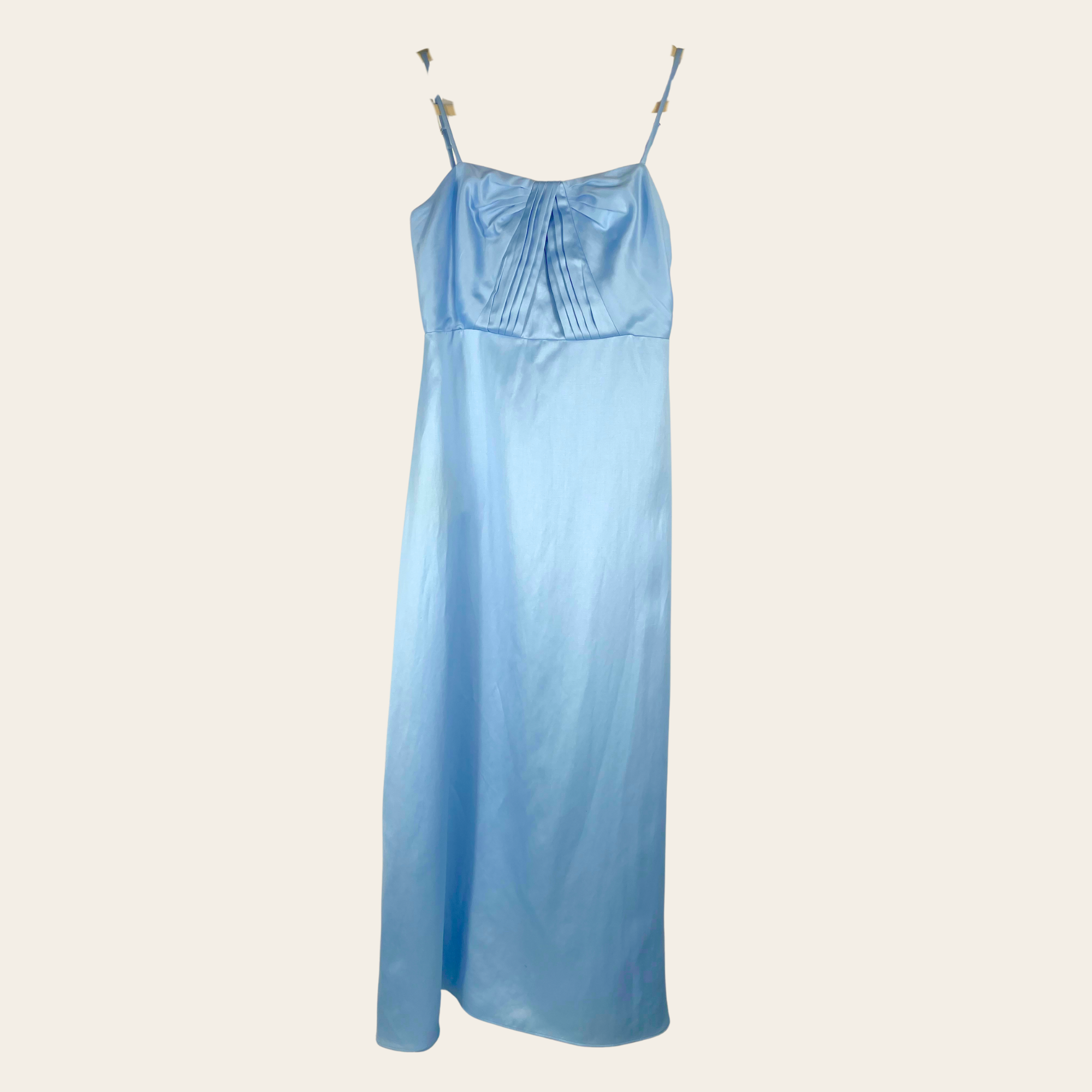 SANDRO – Robe Midi Satinée “Cinderella”, Taille 38