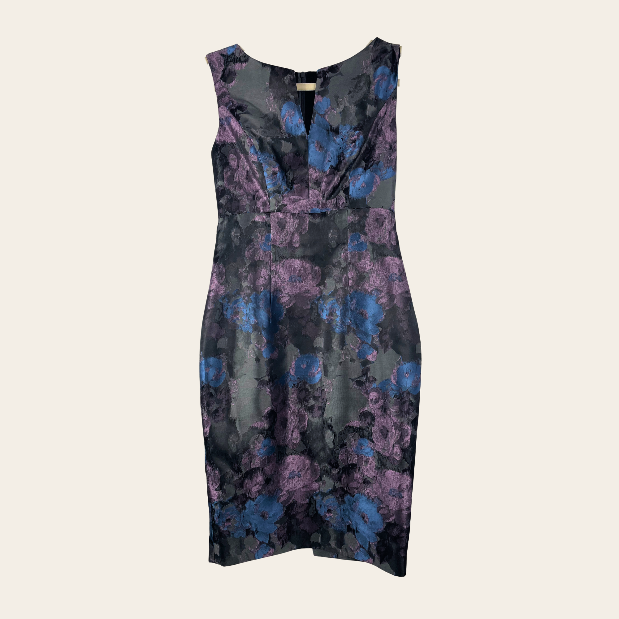 JOEFFER CAOC Robe Cocktail Florale Jacquard, S