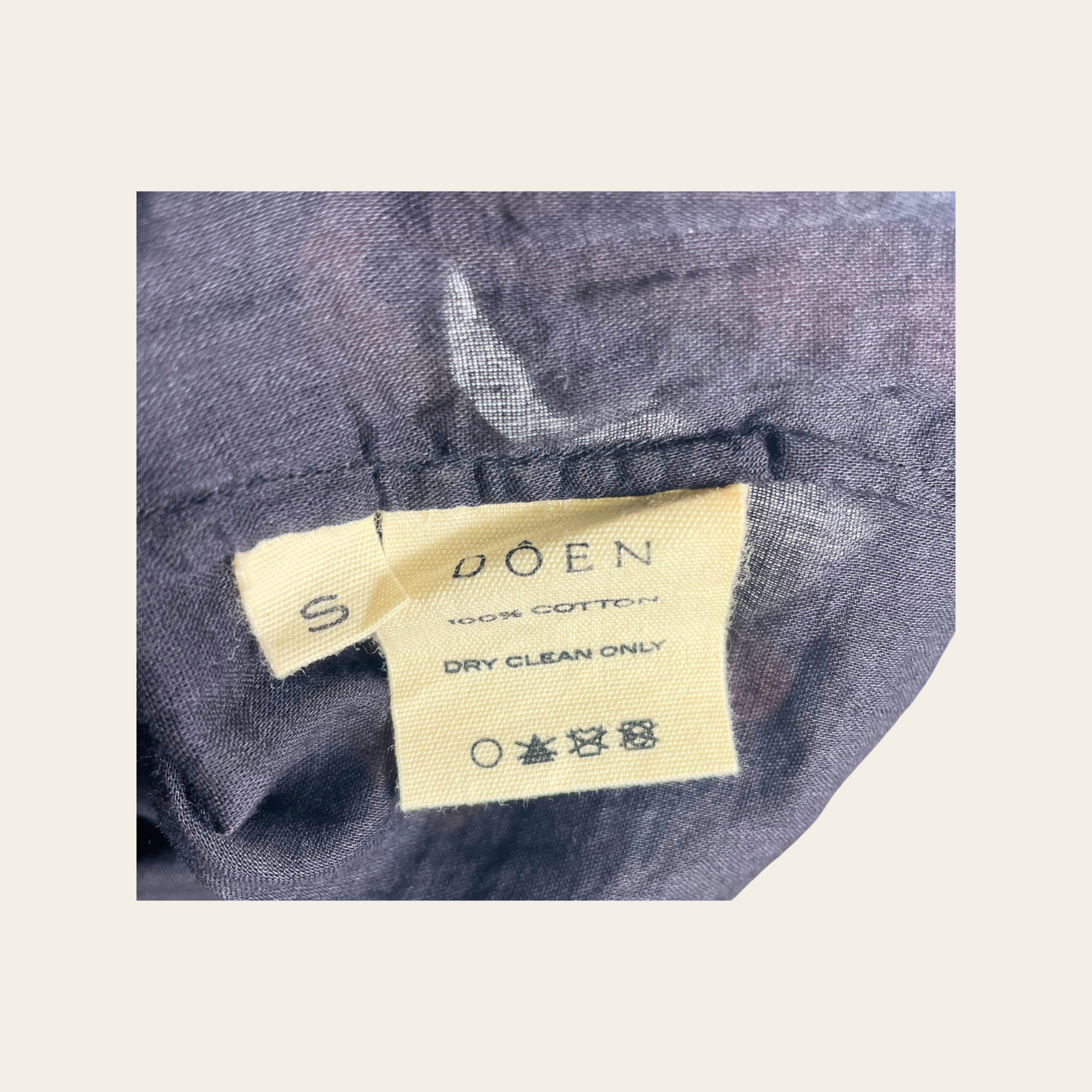 DÔEN – Robe Maxi Smockée en Coton Brodé, S