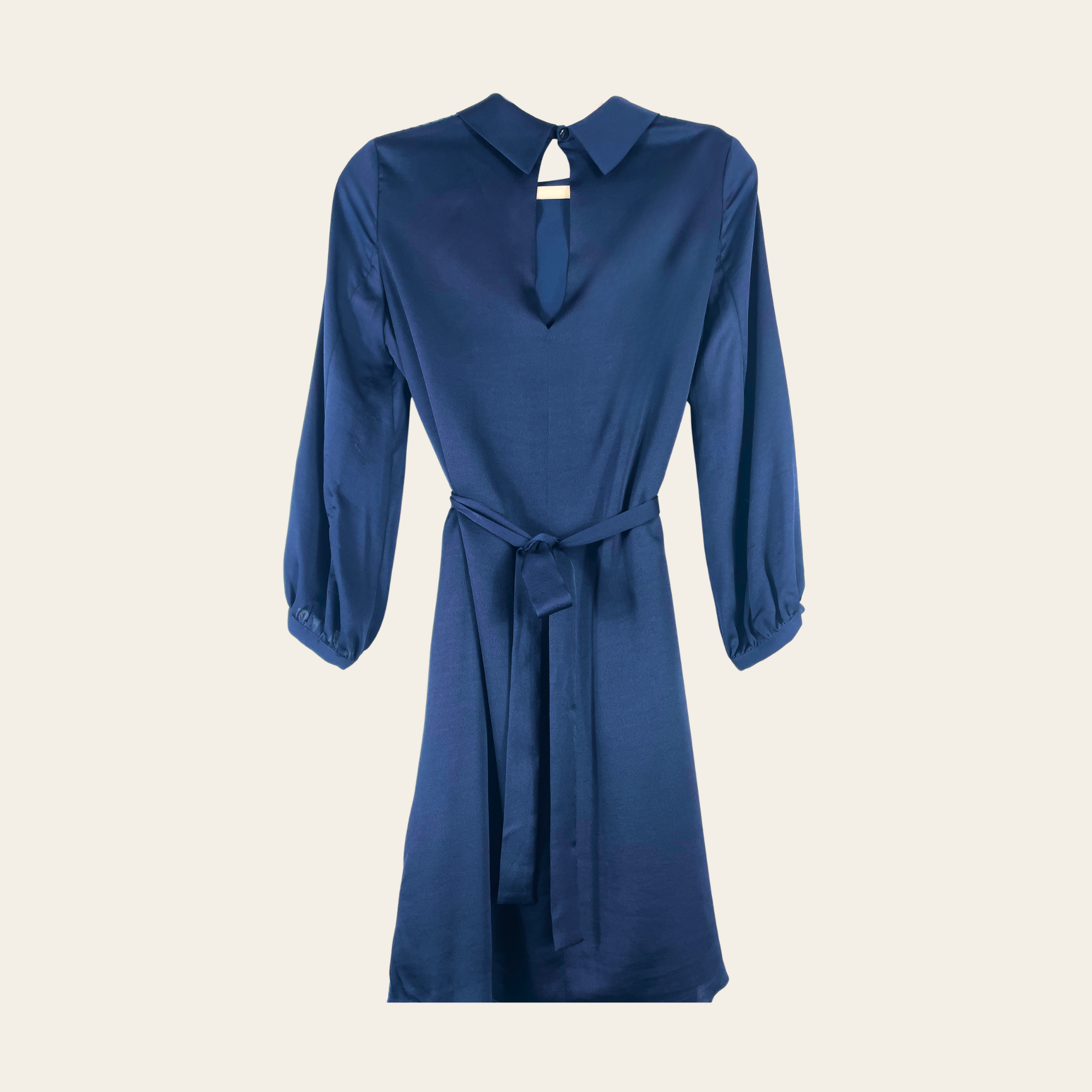 Armani Jeans - Robe Plissée Bleu Marine, M