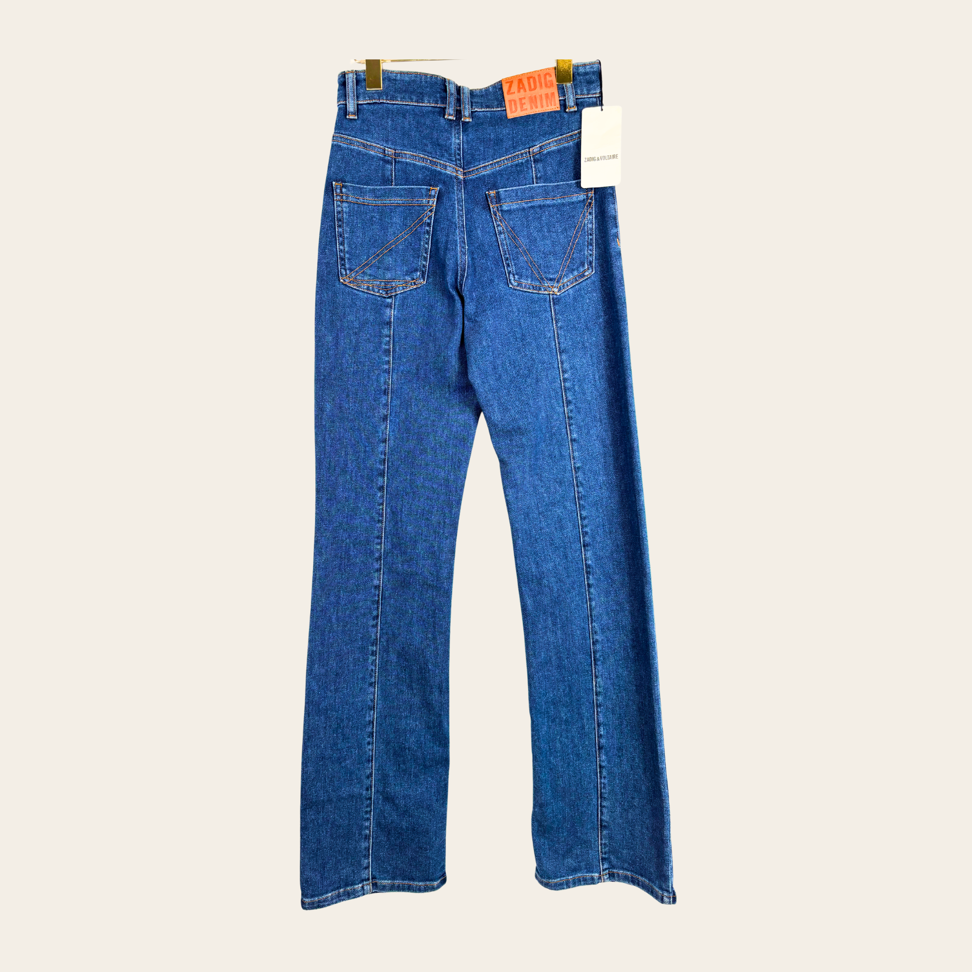 ZADIG & VOLTAIRE – Eyes Denim Cargo Jeans, Taille 26