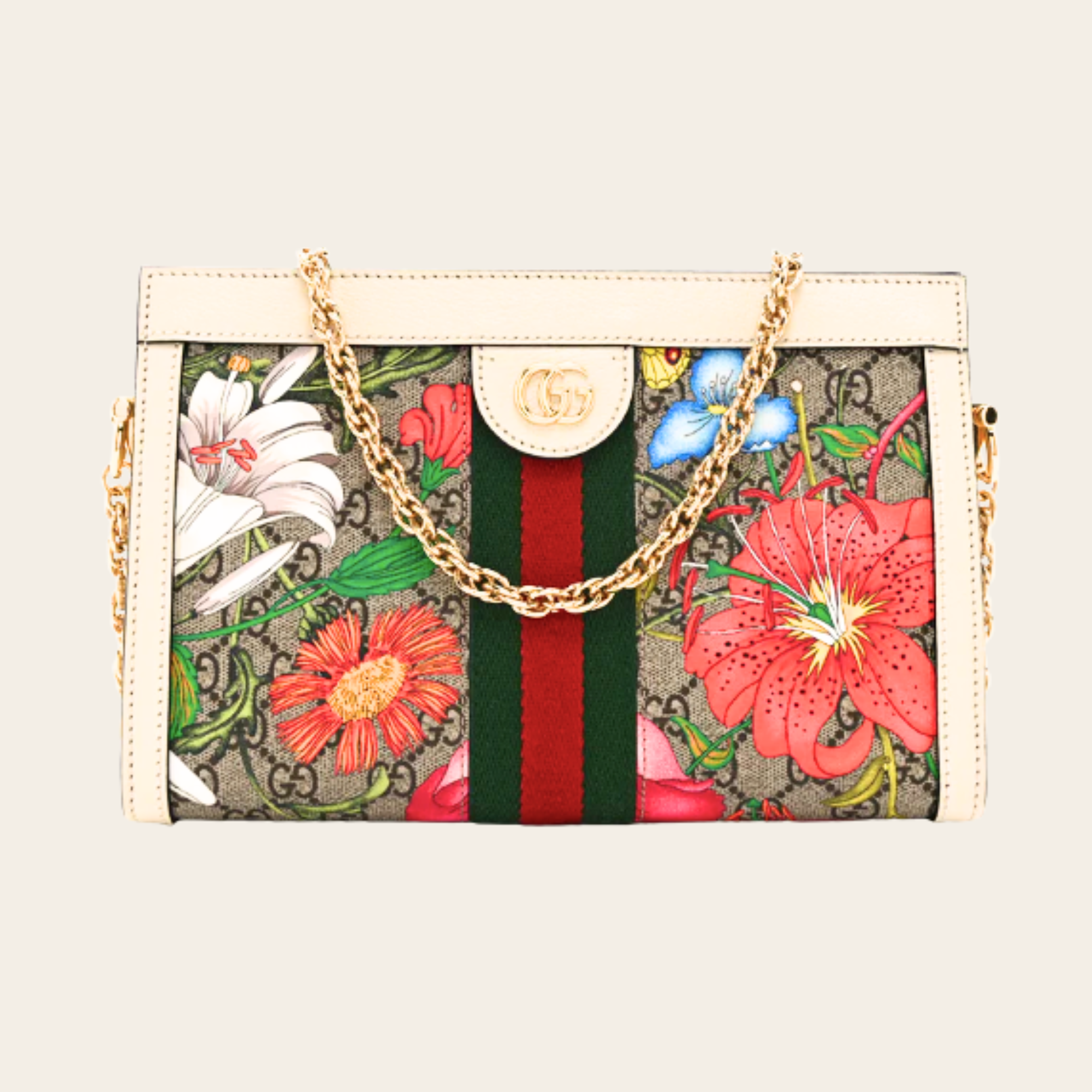 GUCCI – Ophidia GG Flora Small Shoulder Bag
