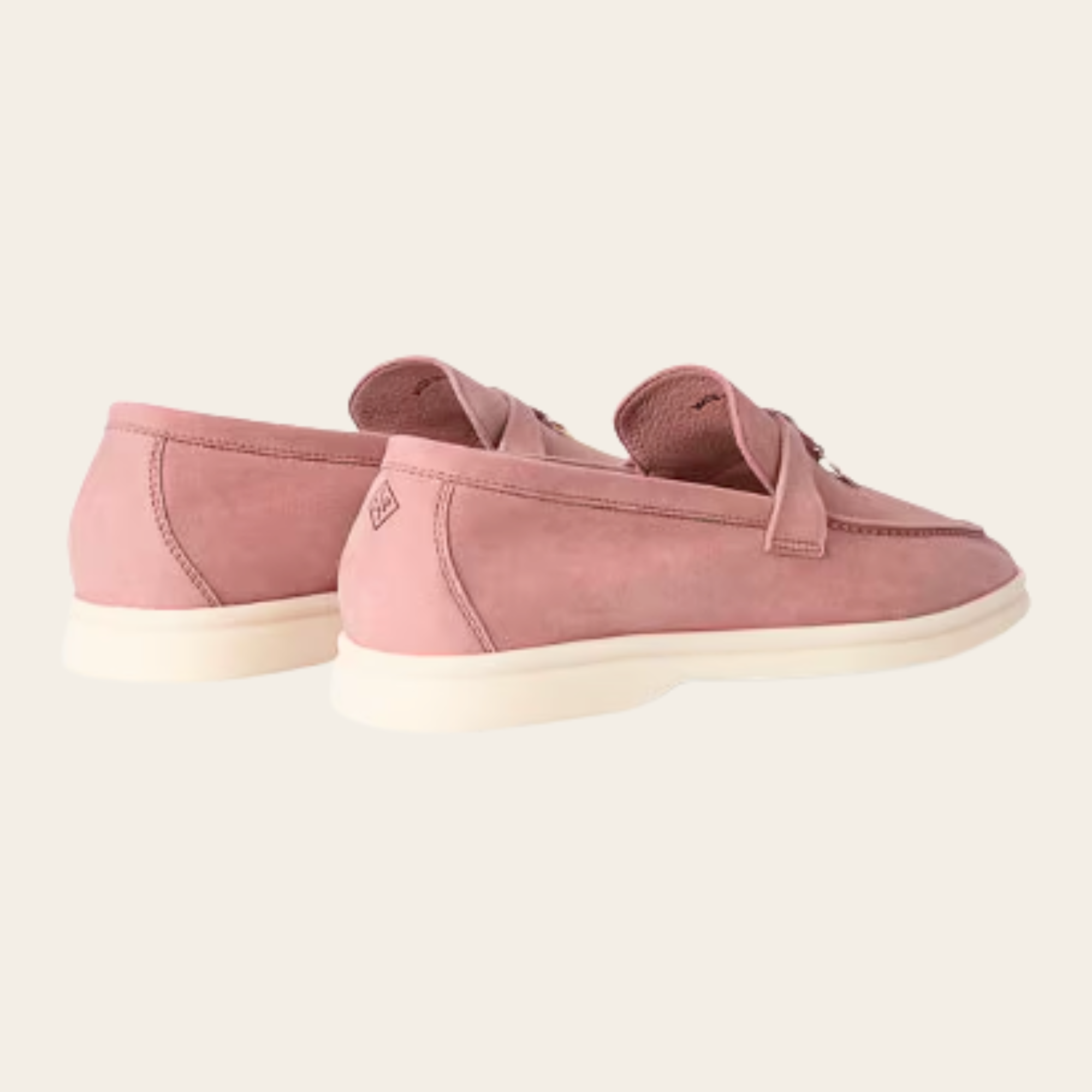 LORO PIANA – Summer Walk en Daim Rose, Taille 39