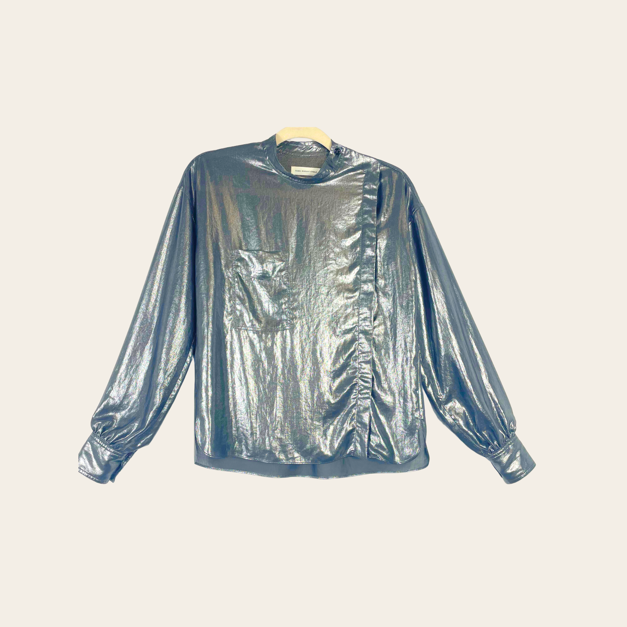 Étoile Isabel Marant - Metallic Lamé Blouse, S