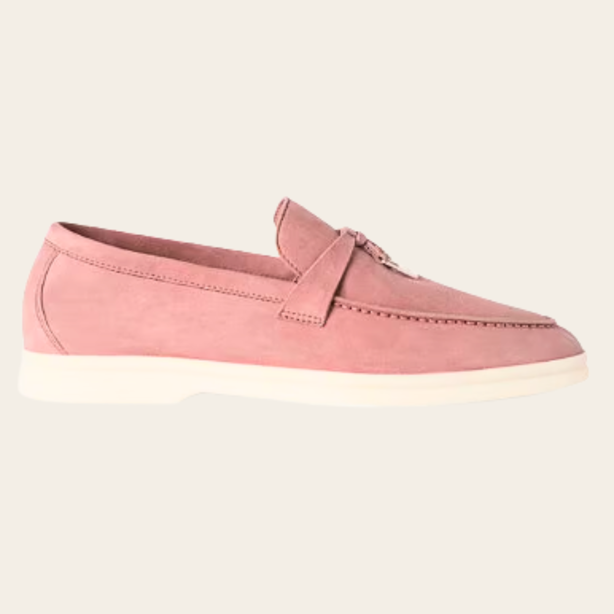 LORO PIANA – Summer Walk en Daim Rose, Taille 39