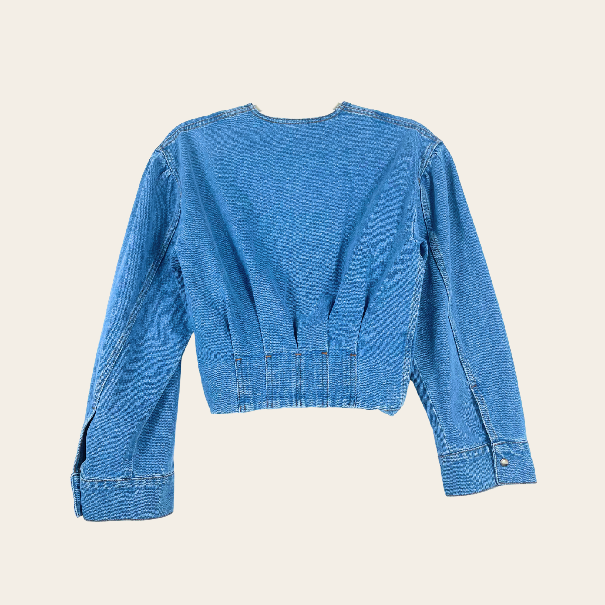 Denim bleu Nanushka Veste denim, XS