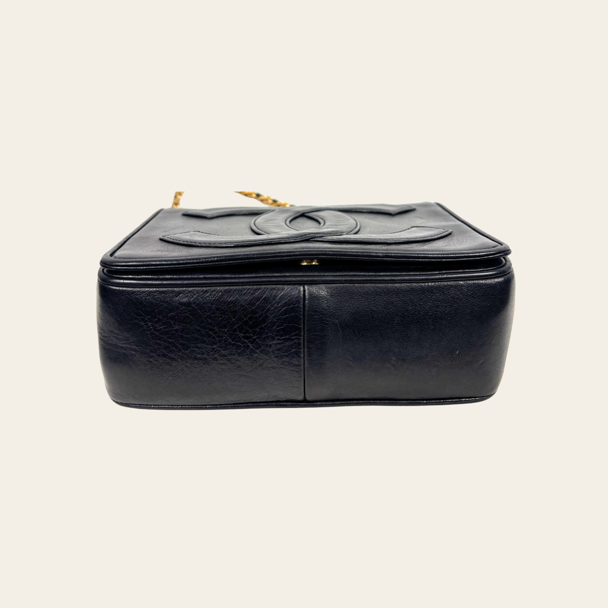 Chanel CC Logo Flap Bag Small Vintage 1986-88