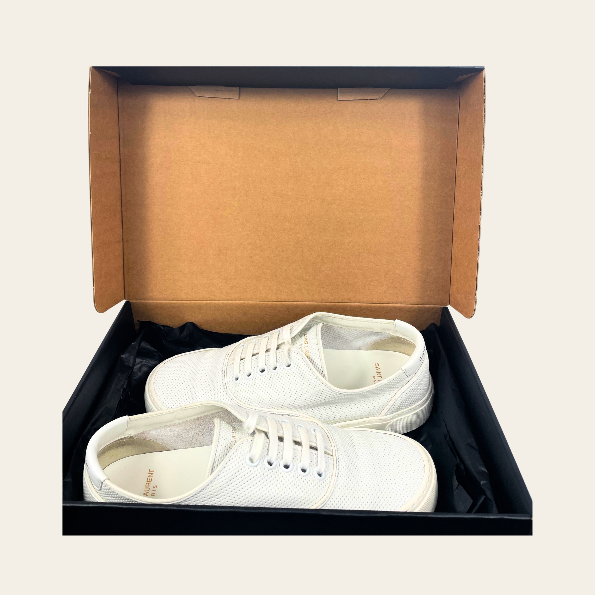SAINT LAURENT - Moon Low Top Sneakers, 38