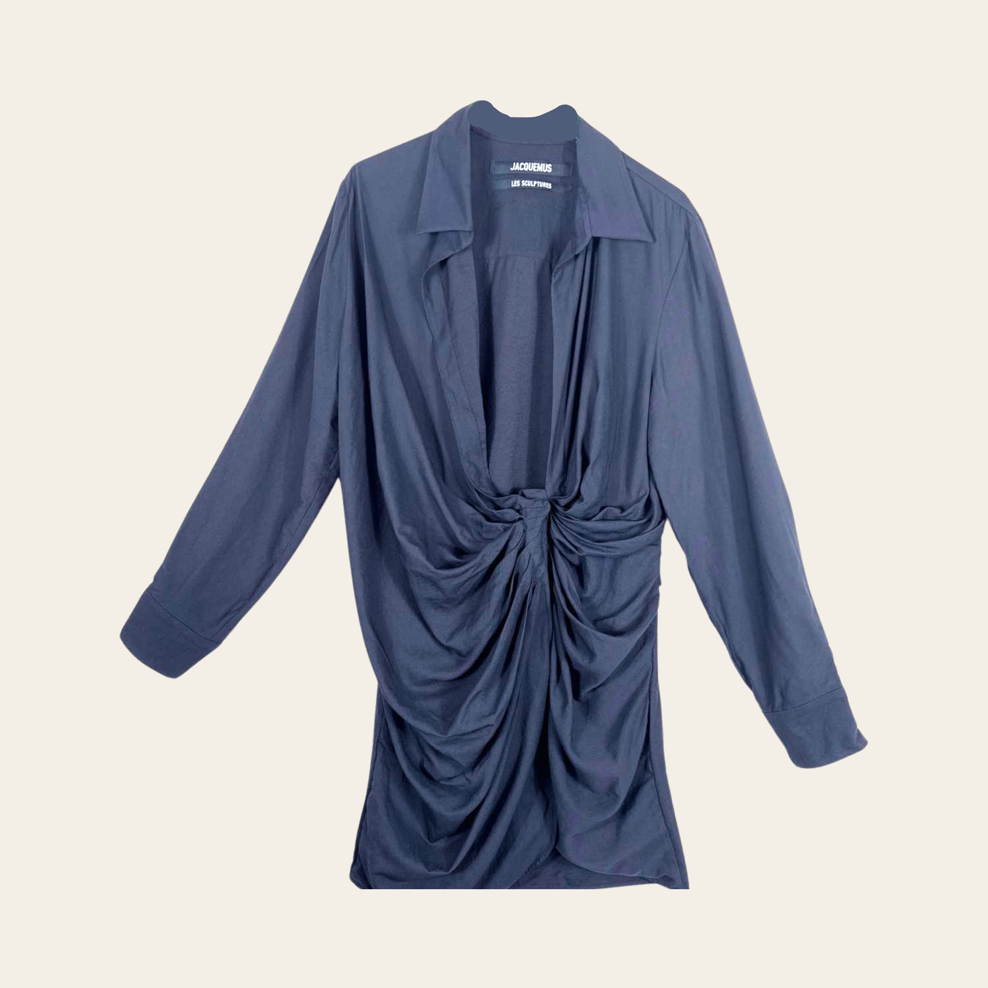 JACQUEMUS – Les Sculptures Robe drapée portefeuille