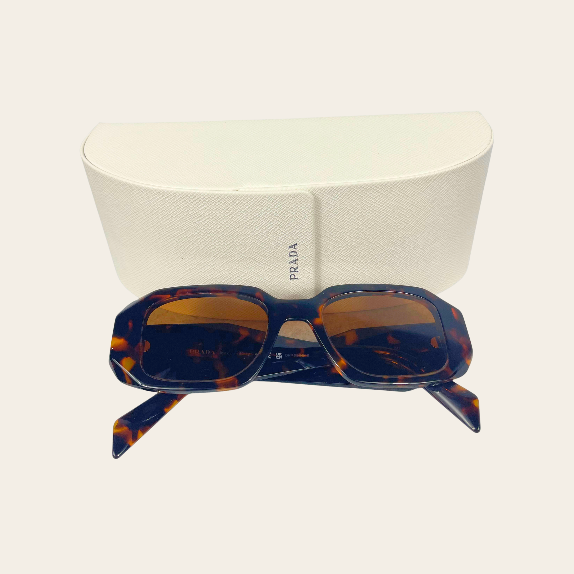Prada Symbole Tortoise Shell Sunglasses