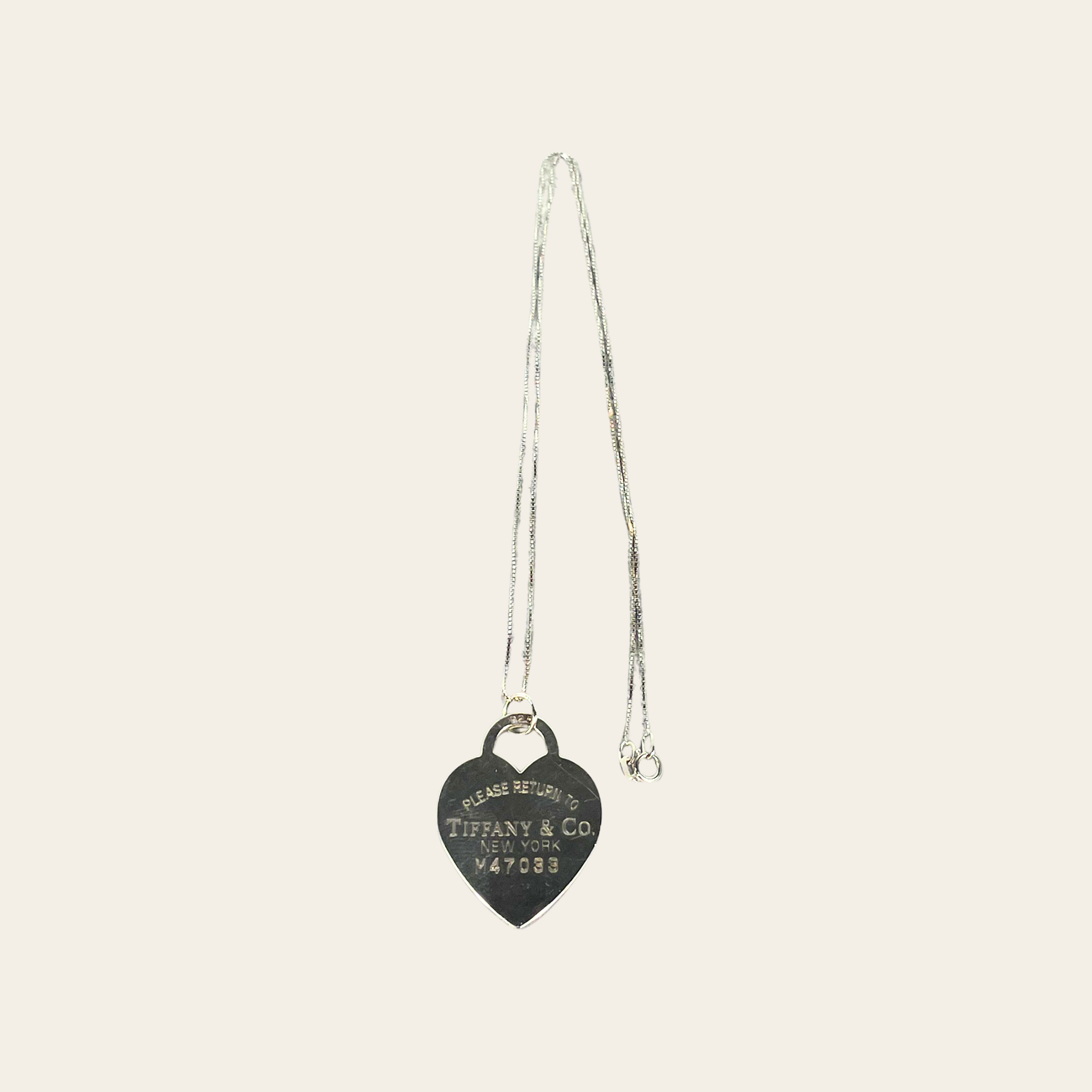 TIFFANY & CO. – Collier Return to Tiffany® Heart Tag Argent Sterling 925
