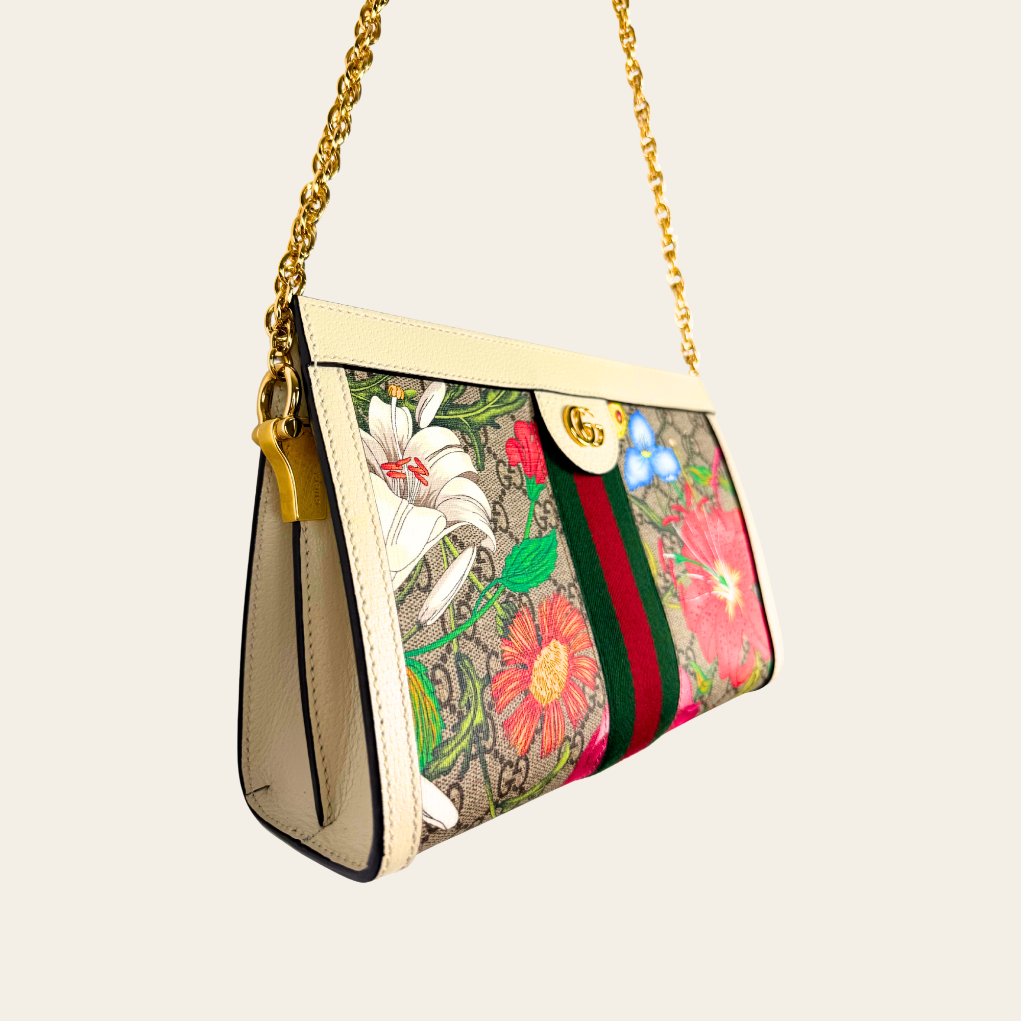 GUCCI – Ophidia GG Flora Small Shoulder Bag