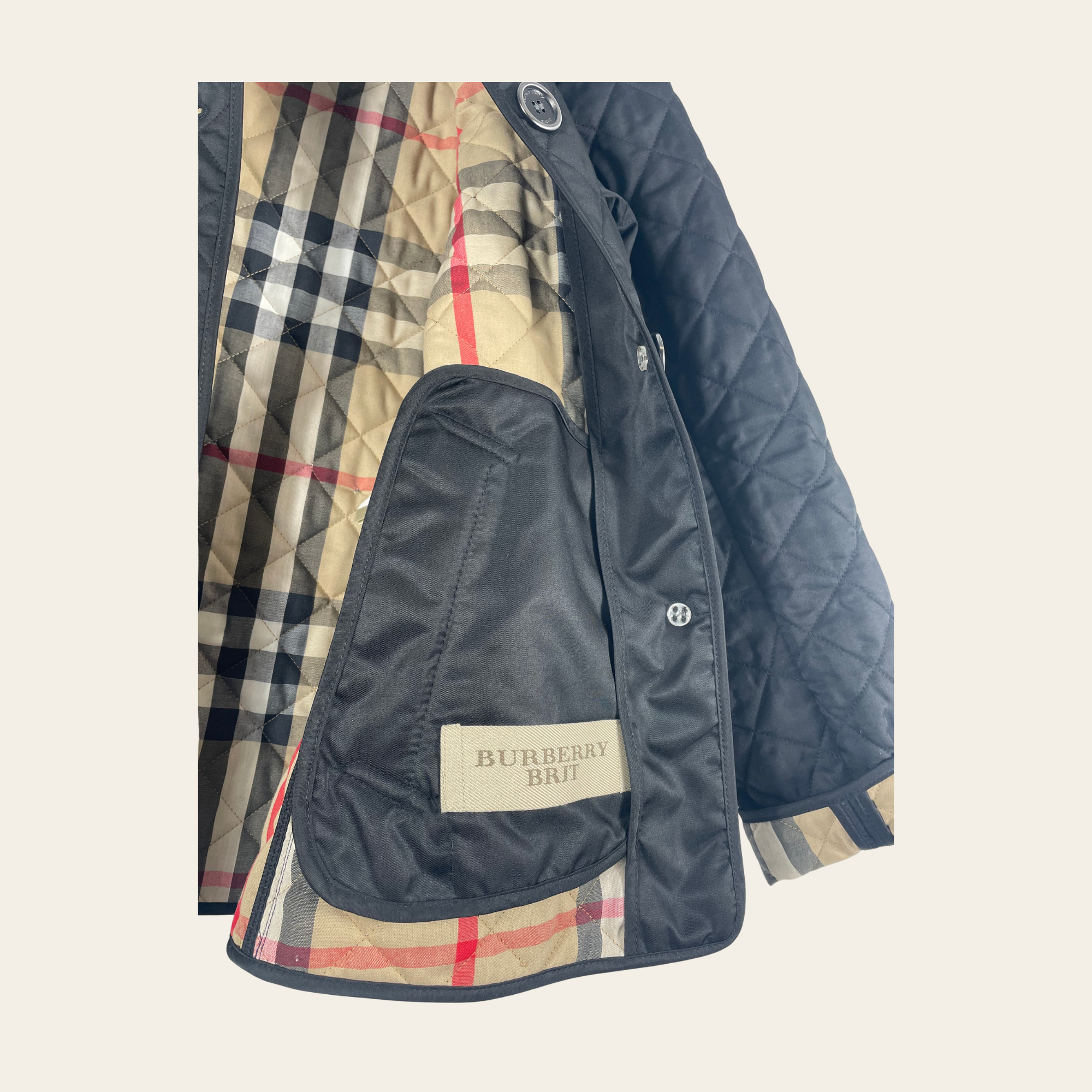 BURBERRY - Veste Matelassée SMALL/MEDIUM