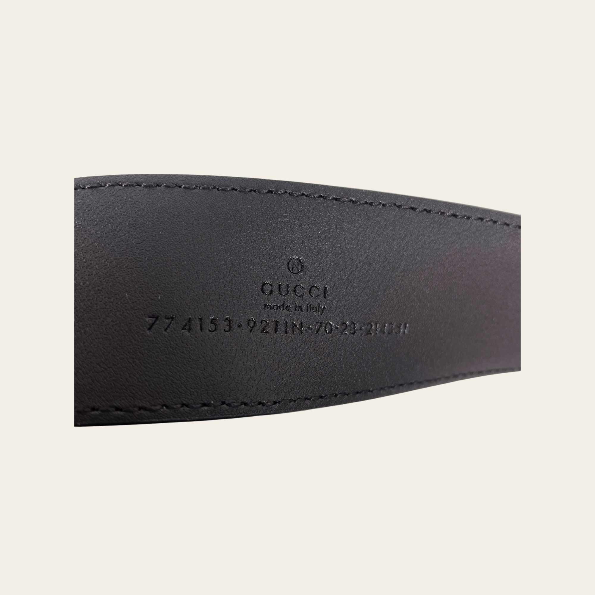 GUCCI - GG Supreme Interlocking G Belt