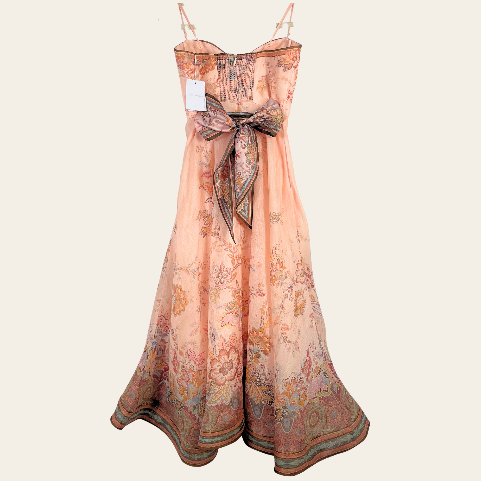 Zimmerman - Robe Soie Lin Midi, Medium