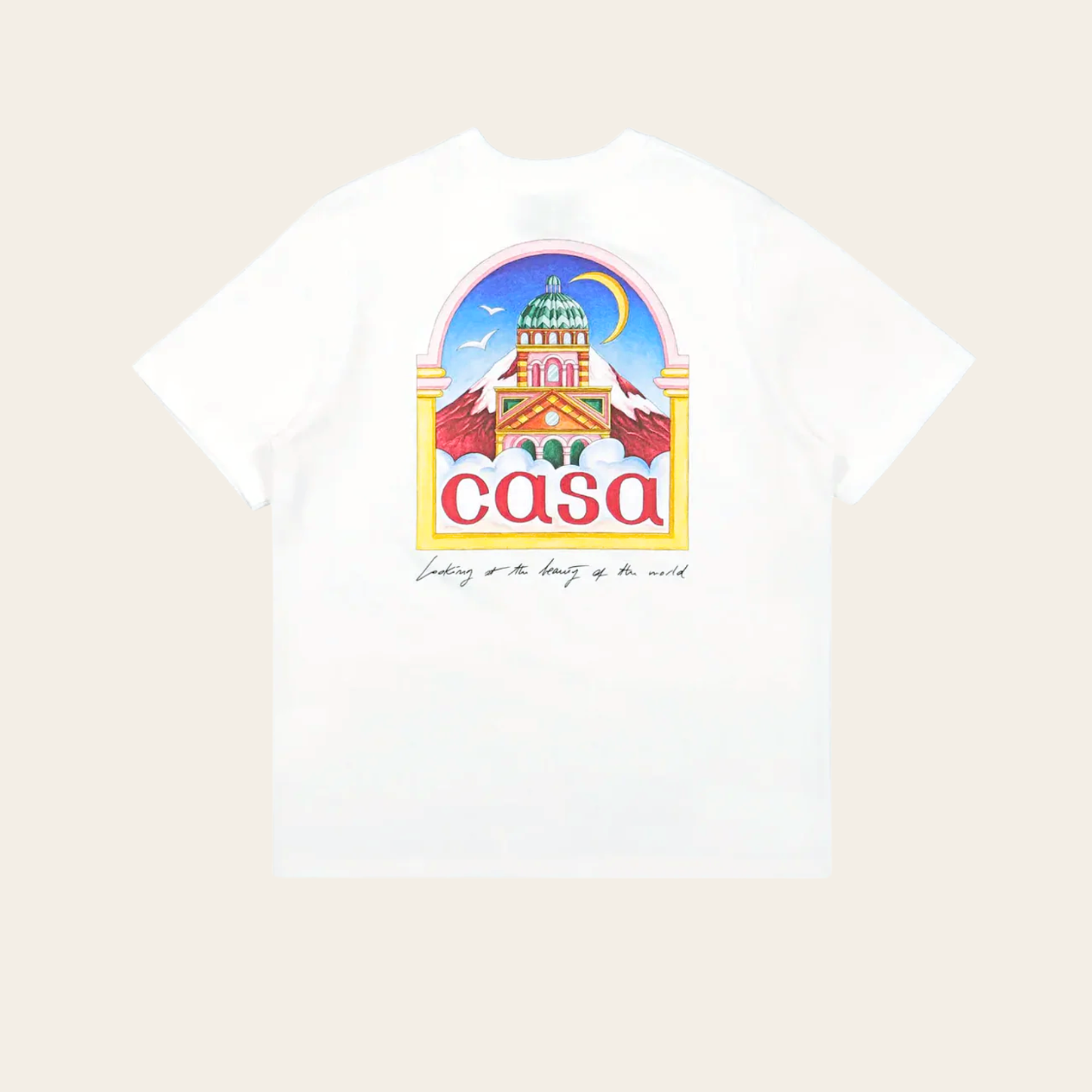 CASABLANCA - Vue De L'Arche Printed T-Shirt, taille M