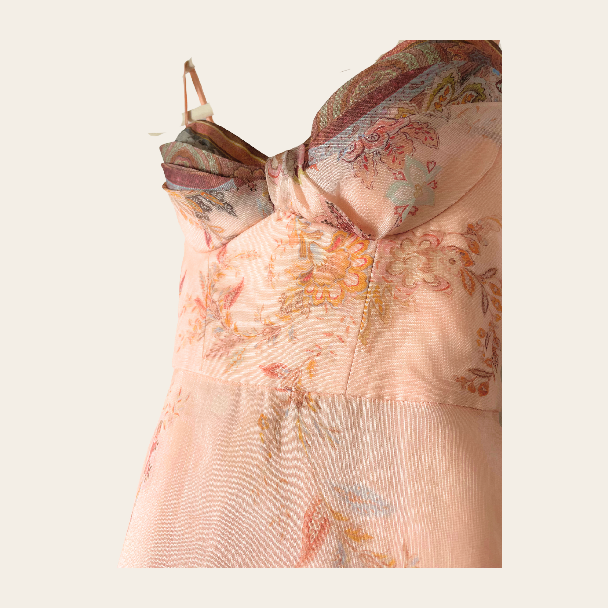 Zimmerman - Robe Soie Lin Midi, Medium