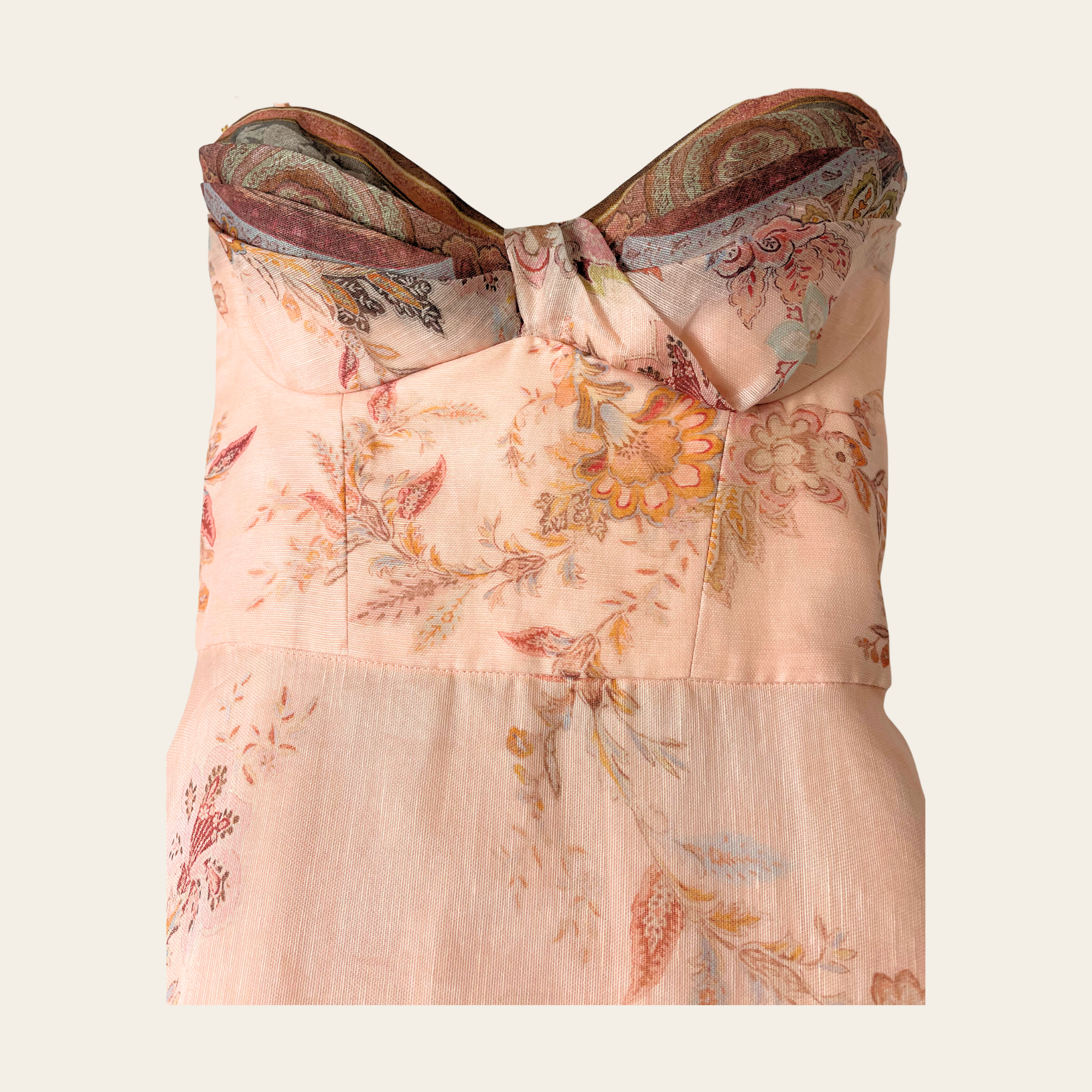 Zimmerman - Robe Soie Lin Midi, Medium