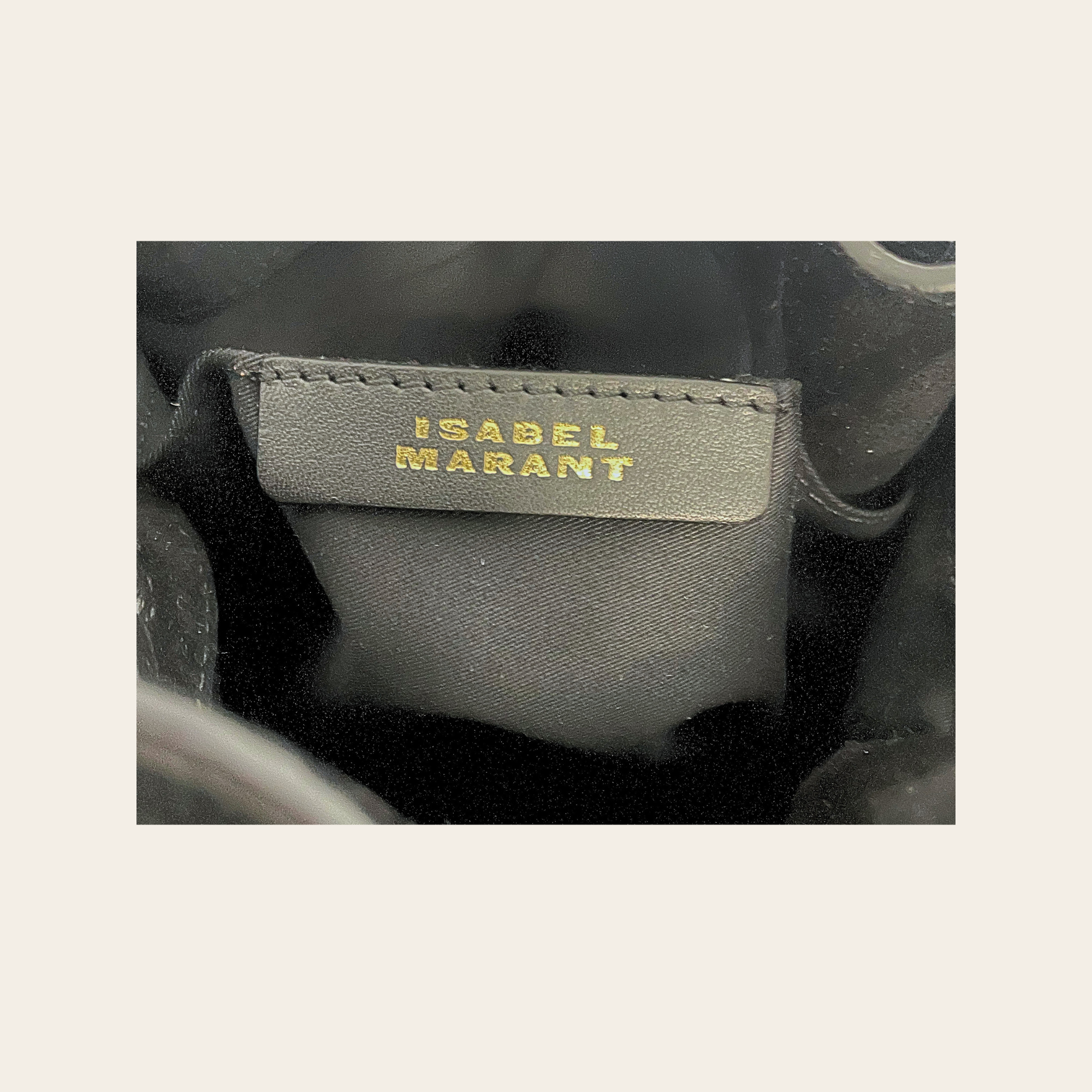 ISABEL MARANT - Sac Silao Bucket Bag en suède noir