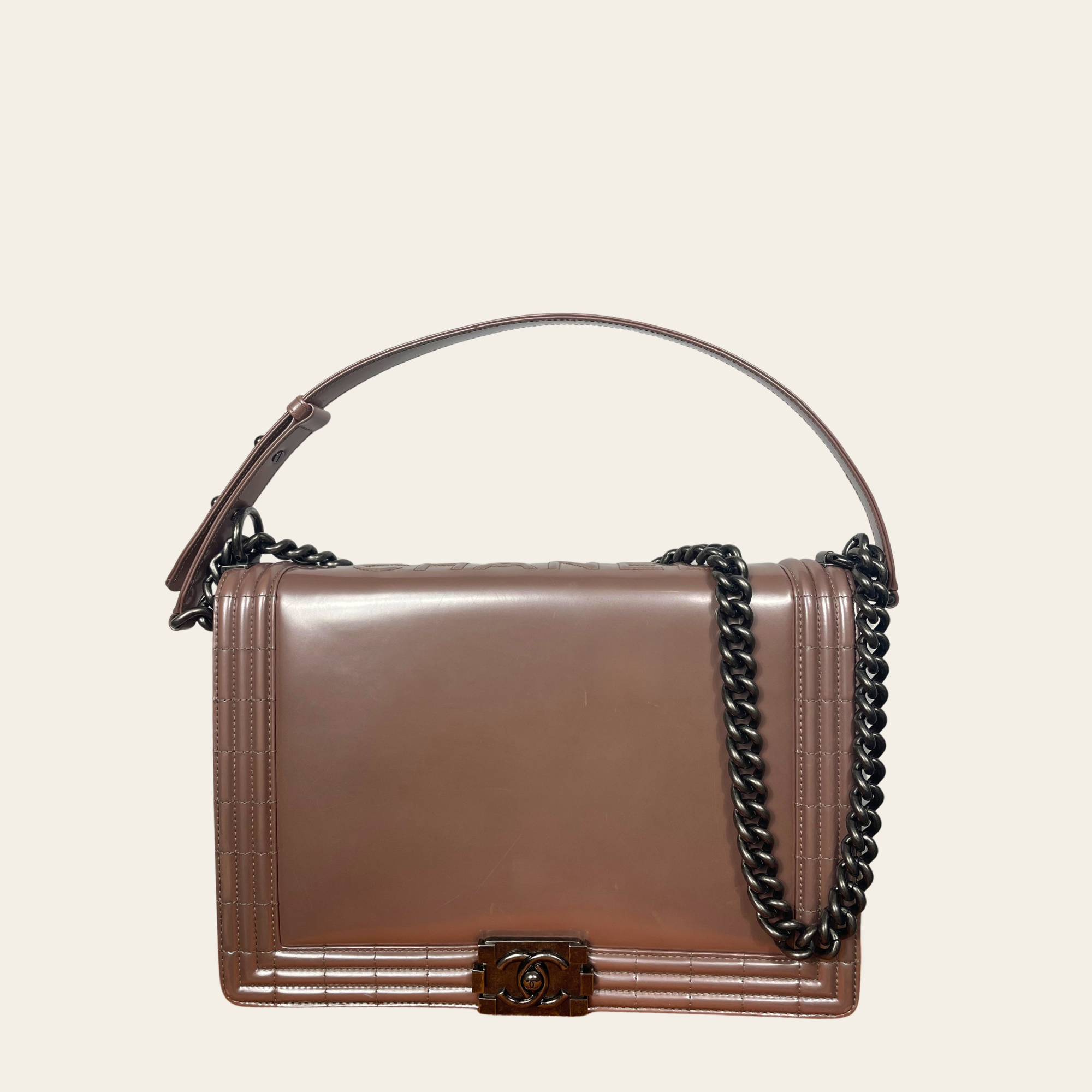 CHANEL - Boy Bag Large Old Medium “Chanel” Edition