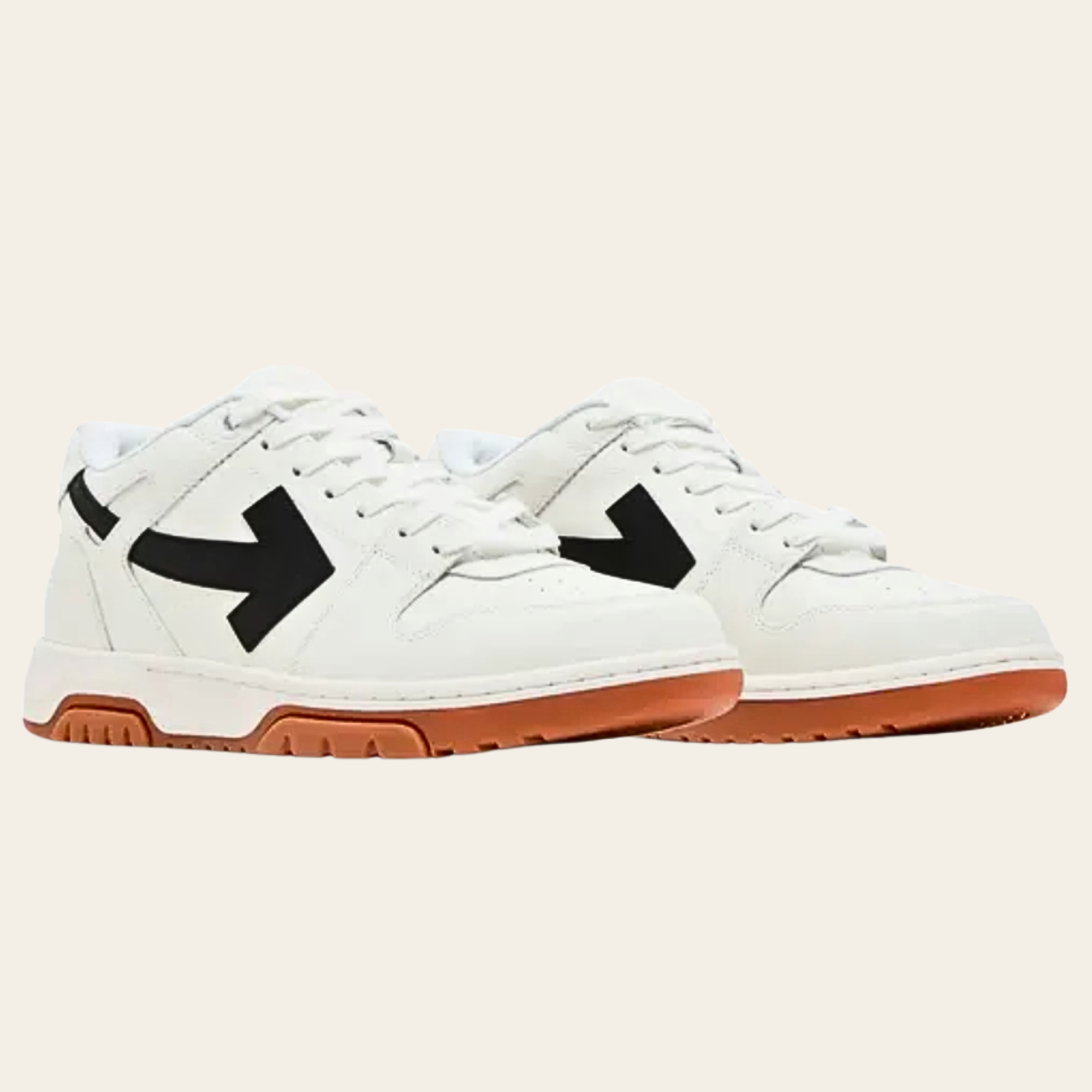 OFF-WHITE - Out Of Office Calf Leather Sneakers, 39 NEUF