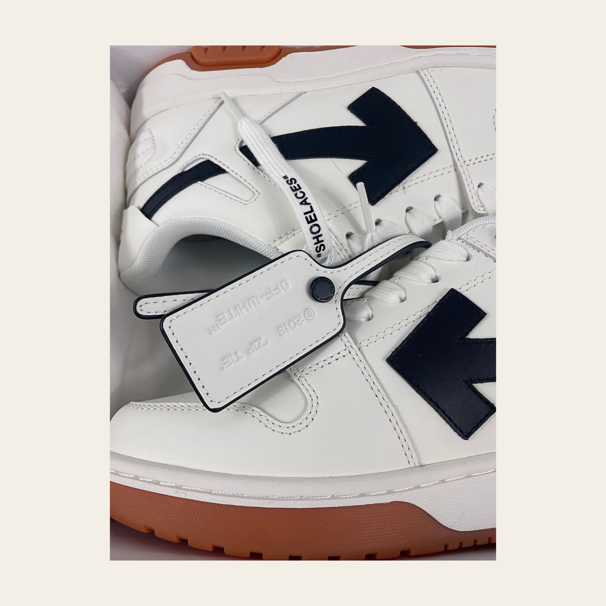 OFF-WHITE - Out Of Office Calf Leather Sneakers, 39 NEUF