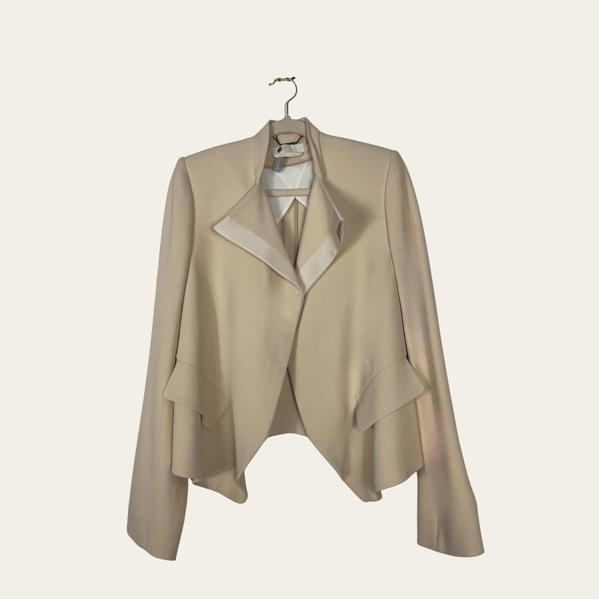 CHLOÉ - “Draped Tuxedo Jacket” - MEDIUM