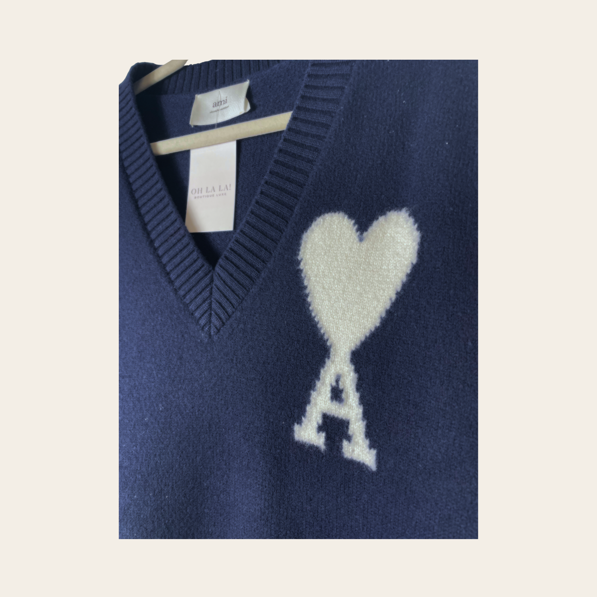 AMI PARIS - Ami de Cœur Wool Knit Vest, S