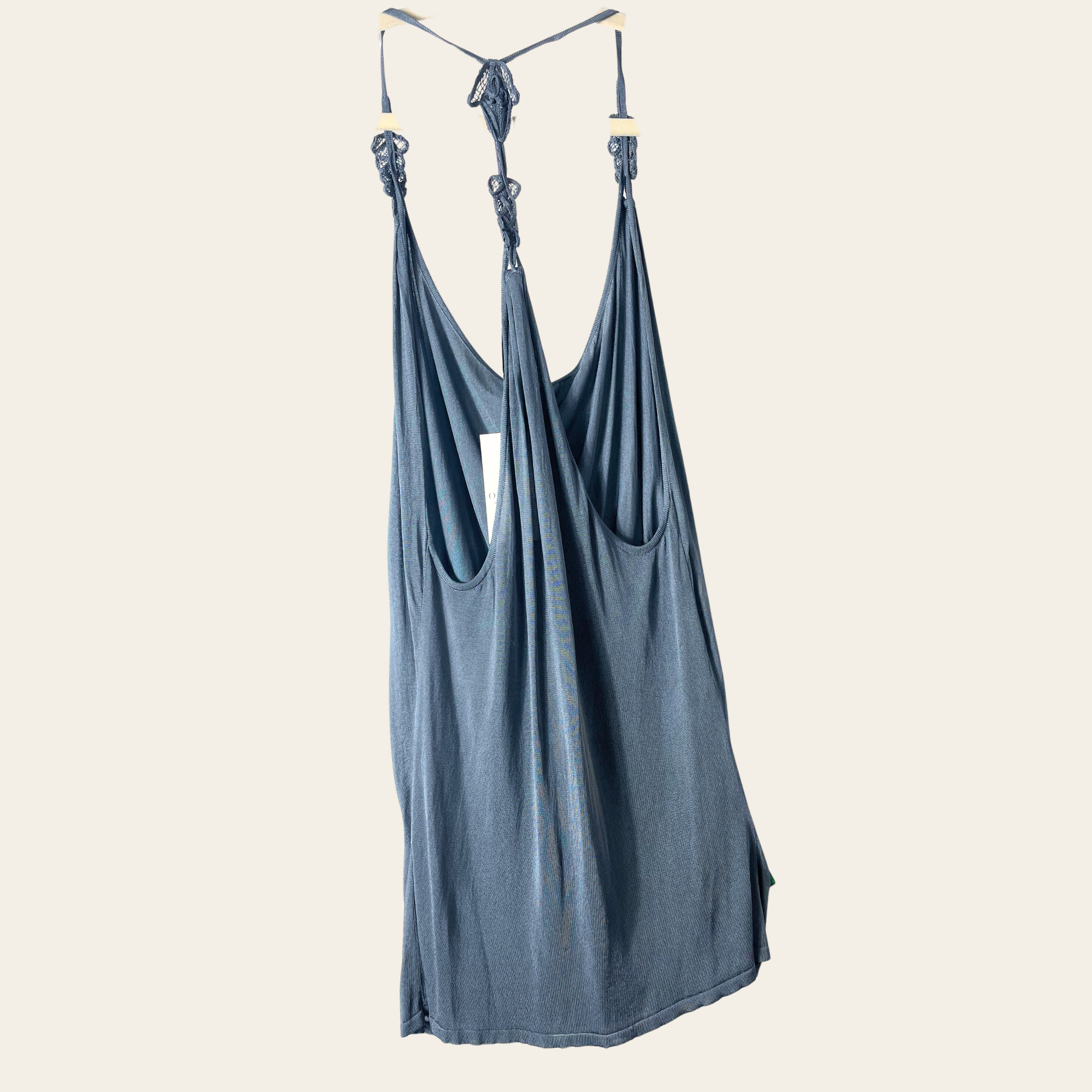 CHRISTIAN DIOR - Tunique Drapée à Bretelles Tressées, S