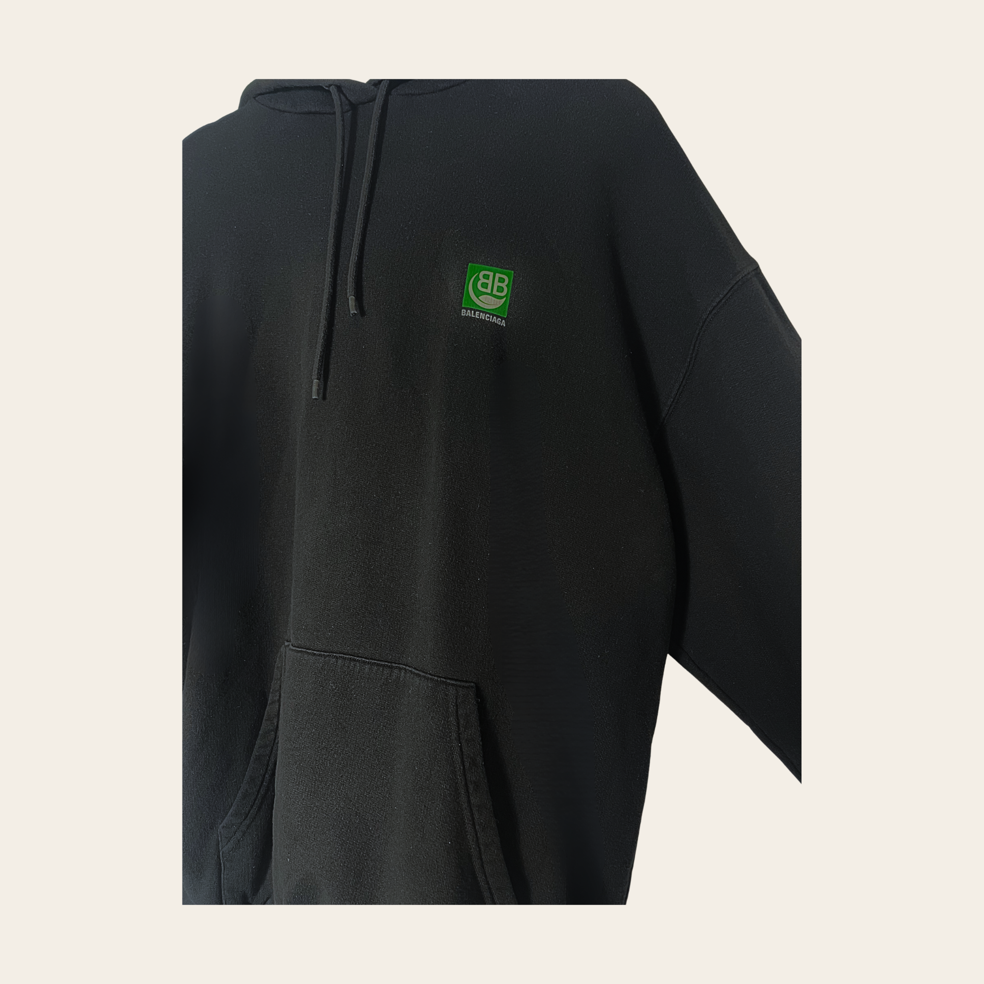 BALENCIAGA - BB Logo Hoodie, taille S
