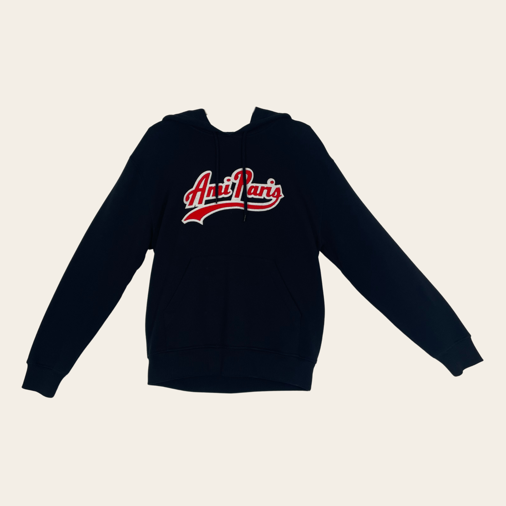 AMI PARIS - Ami de Cœur Varsity Logo Hoodie, S