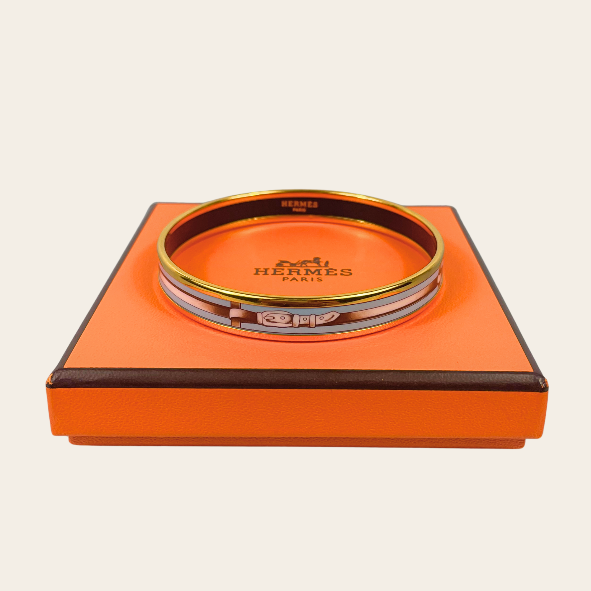 Hermès Bracelet Émaillé 'Ceinture' - L