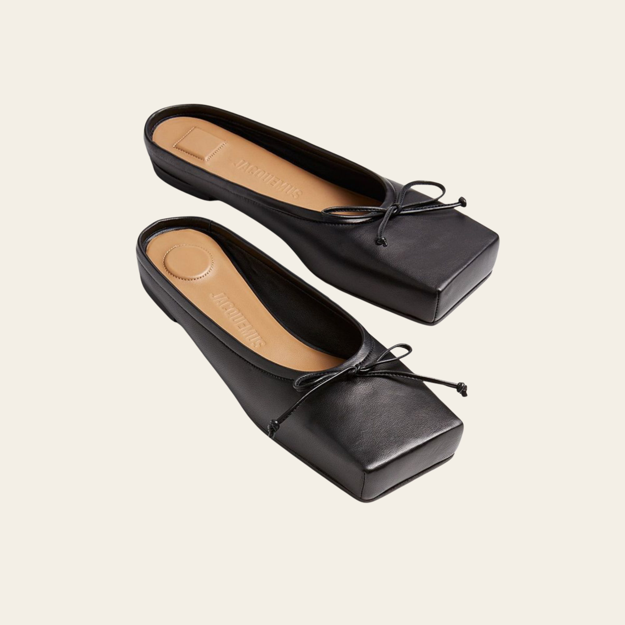 Jacquemus - “Les Mules Ballerina” Leather Flats 38