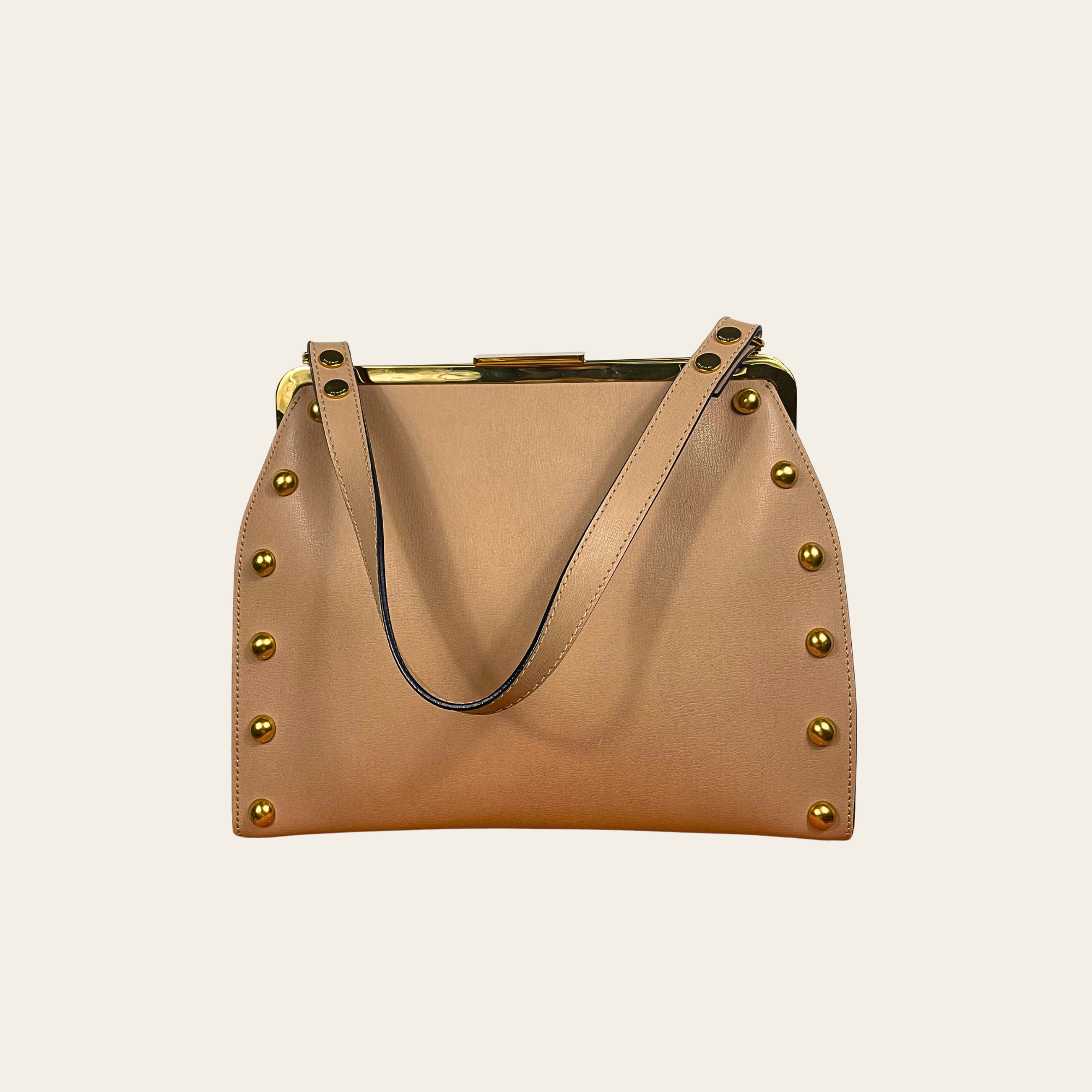 MARNI - Sac Frame Stud Leather Bag