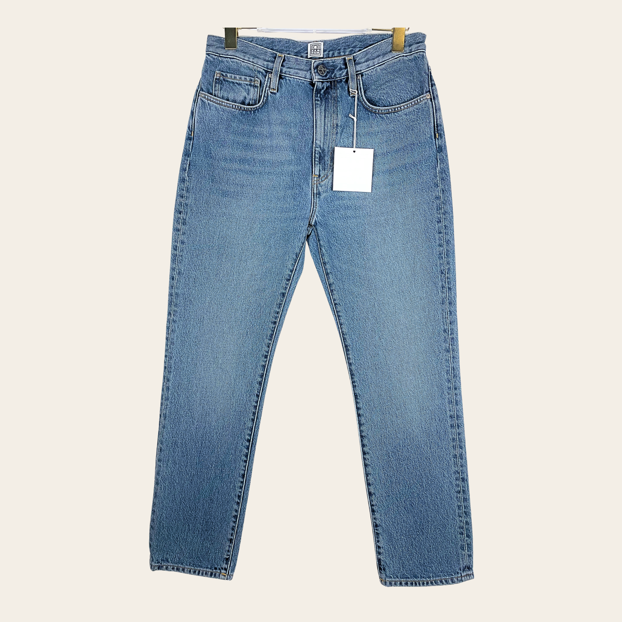 TOTEME - Jean en denim straight leg, M
