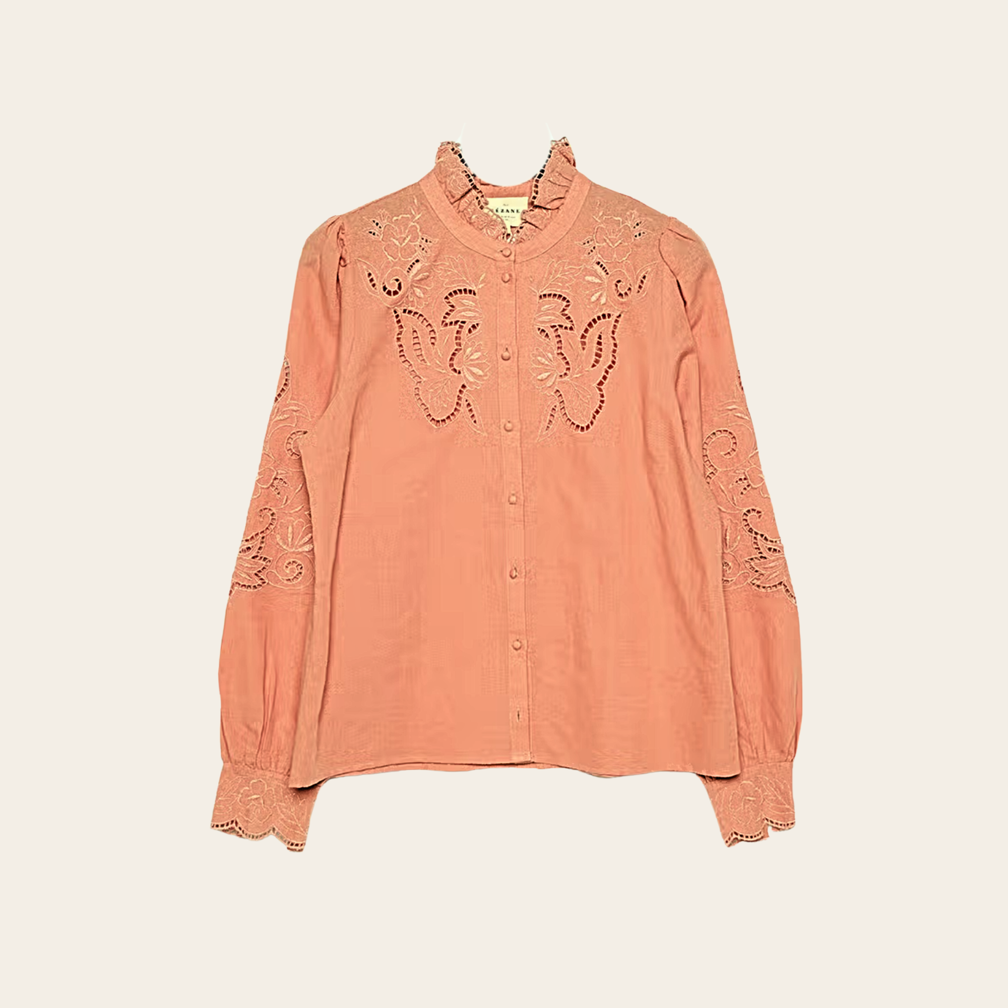 Sézane - Blouse Romy Brodée, M