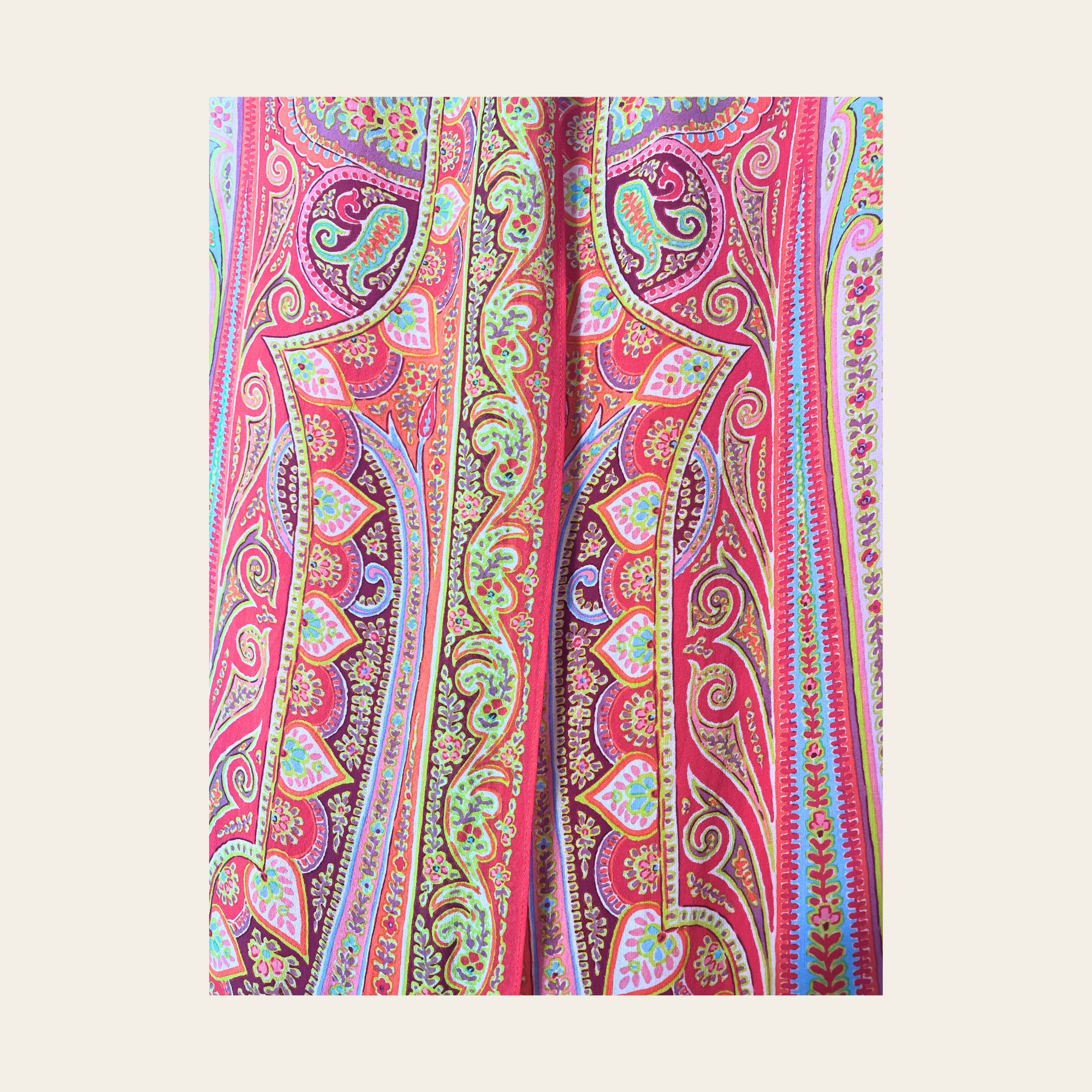 Etro Milano - Jupe Longue Paisley en Soie S/M