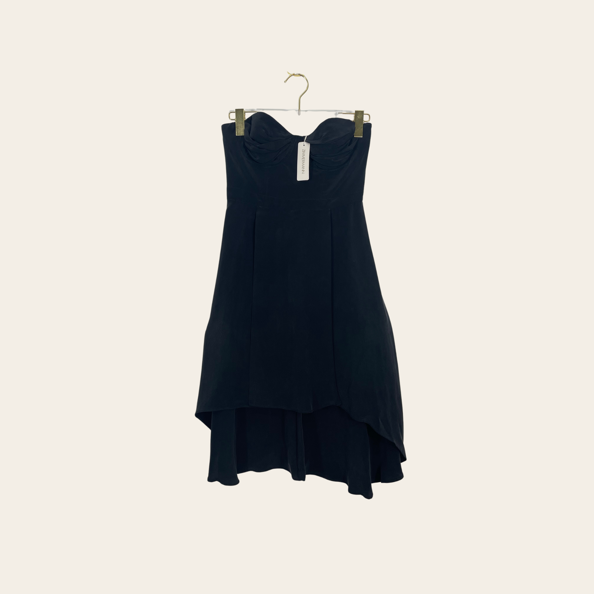 ZIMMERMANN - Silk Underwire Bustier Dress en Soie XS