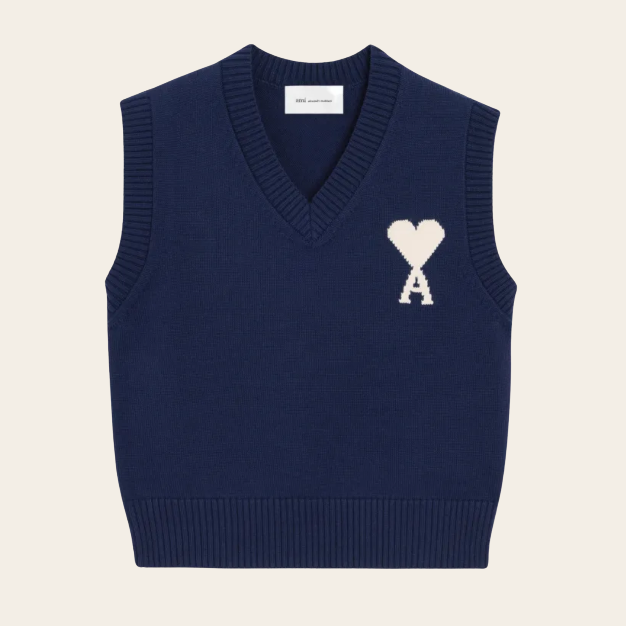 AMI PARIS - Ami de Cœur Wool Knit Vest, S