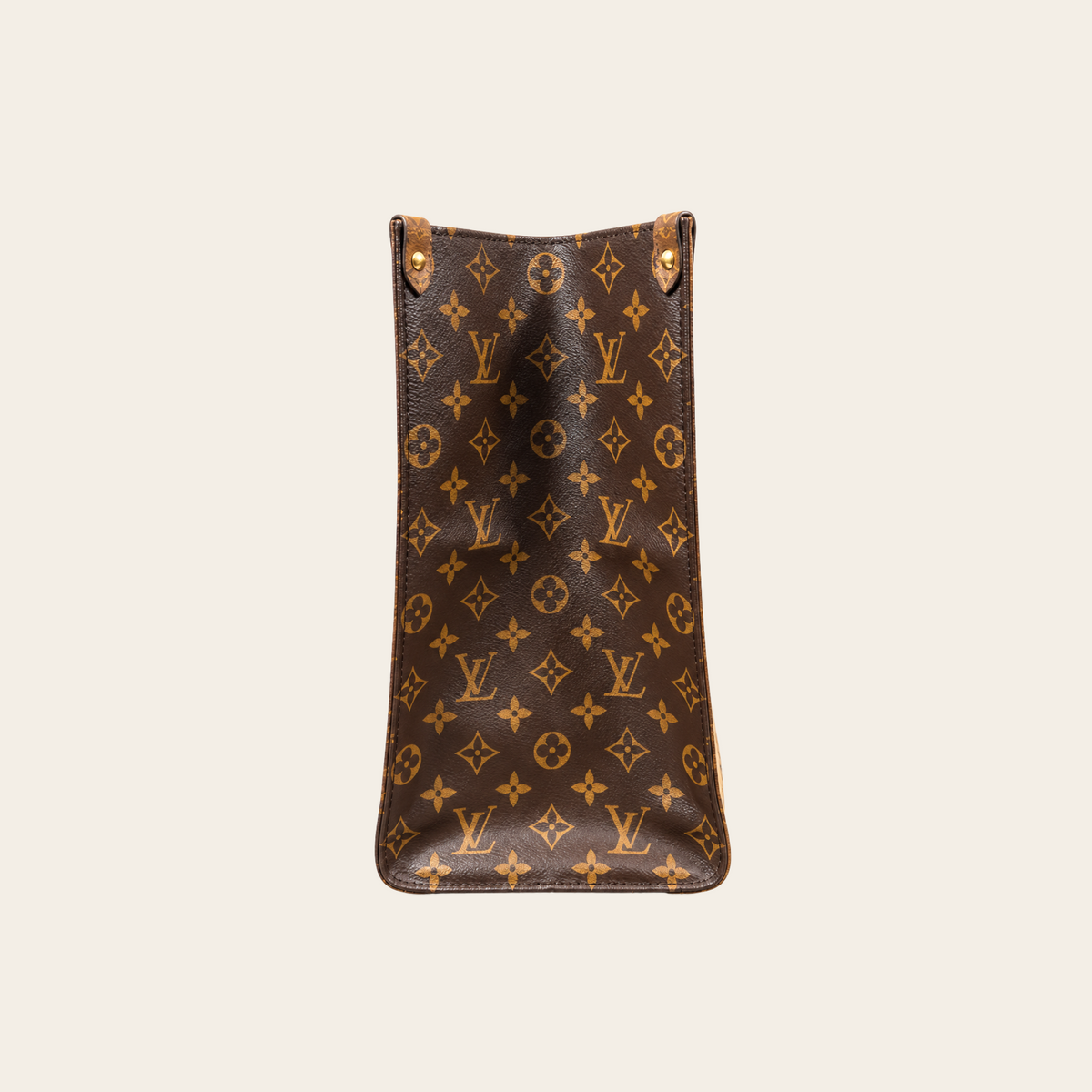 LOUIS VUITTON — Sac OnTheGo GM en toile Monogram Giant Reverse marron
