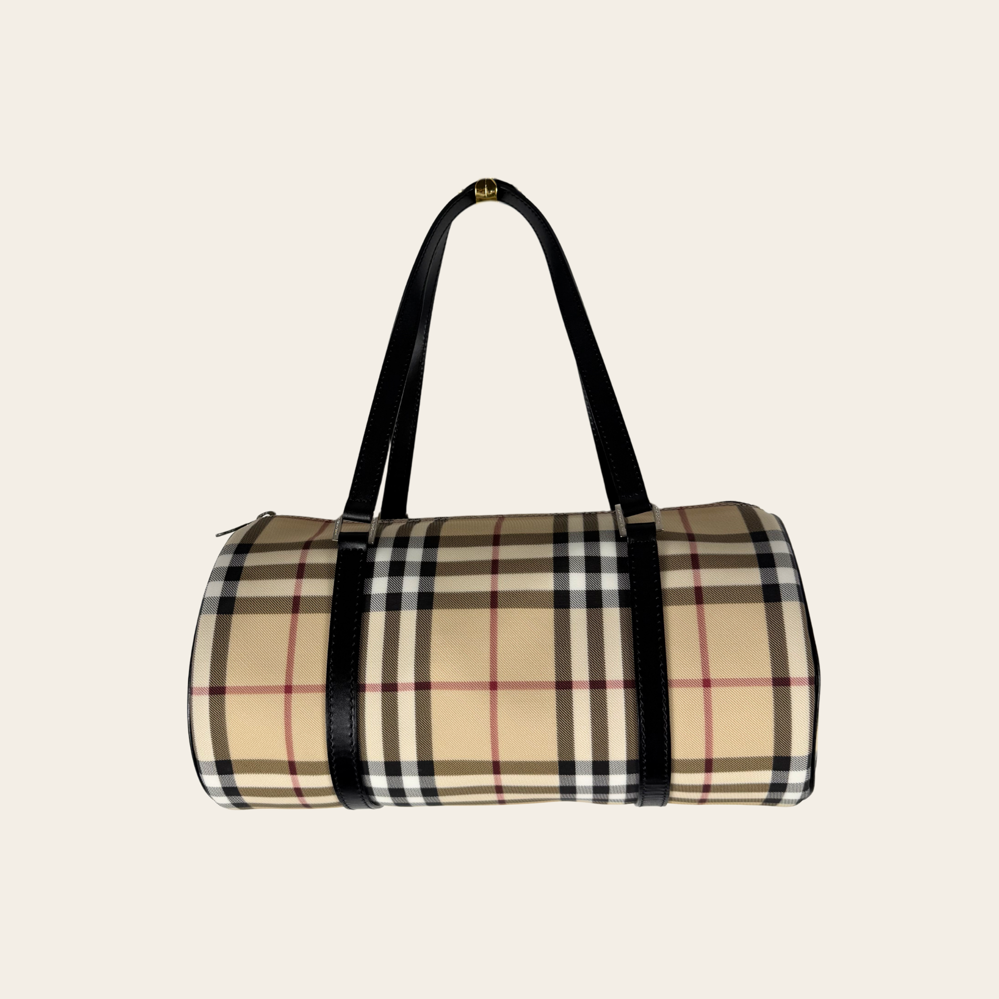 BURBERRY – Sac Barrel Nova Check Black