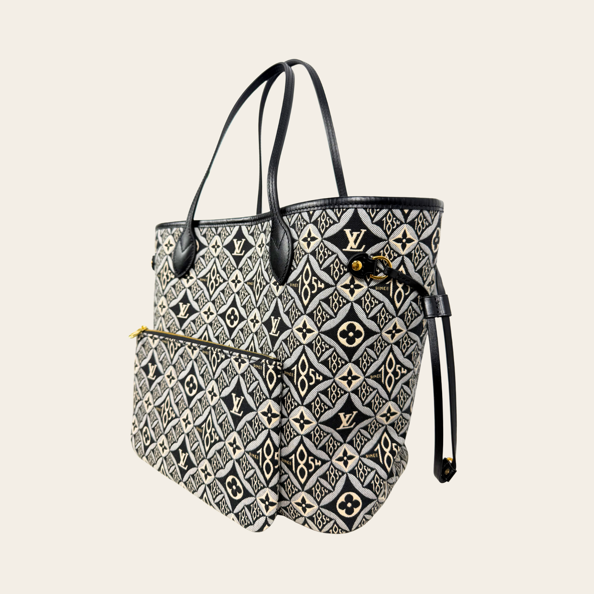 LOUIS VUITTON – Neverfull MM Since 1854 – Gris