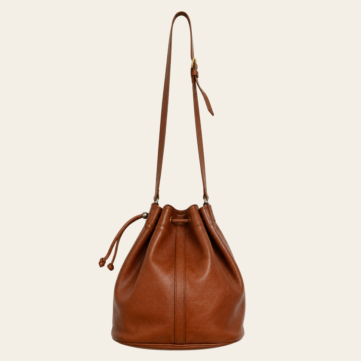YVES SAINT LAURENT – Vintage Leather Bucket Bag